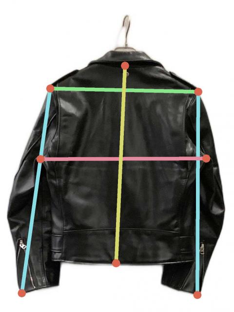 中古・古着通販】Schott (ショット) ダブルライダースジャケット