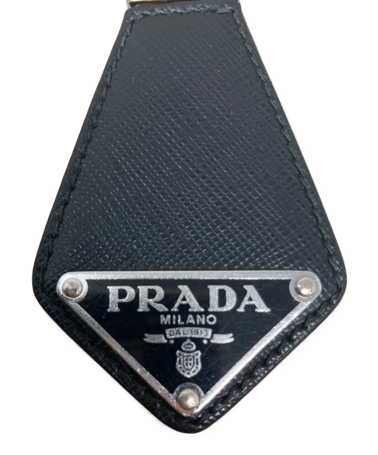 中古・古着通販】PRADA (プラダ) サフィアーノレザーキーリング PRADA