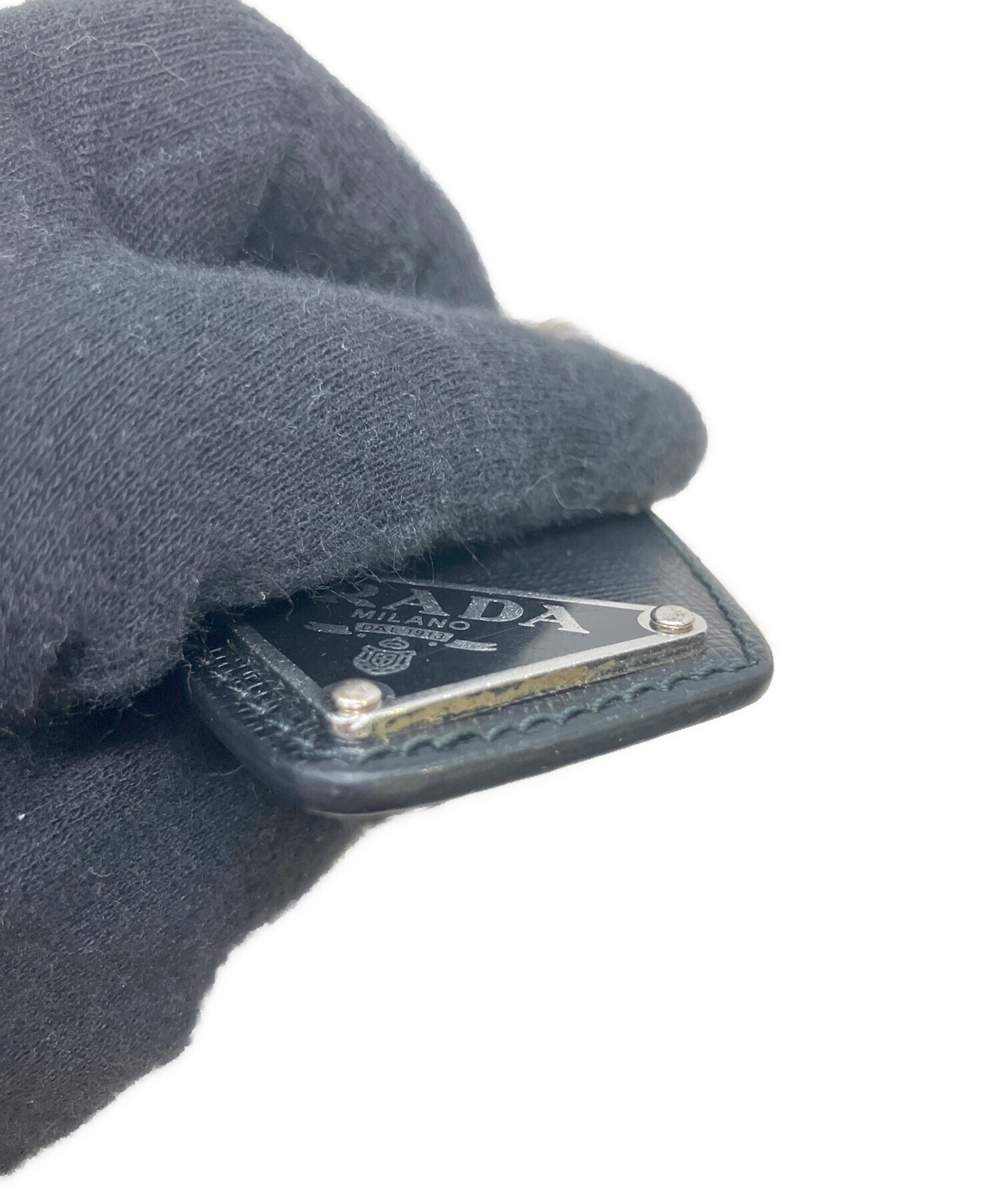中古・古着通販】PRADA (プラダ) サフィアーノレザーキーリング PRADA
