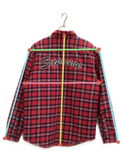 中古・古着通販】SUPREME (シュプリーム) 長袖シャツ arc logo quilted