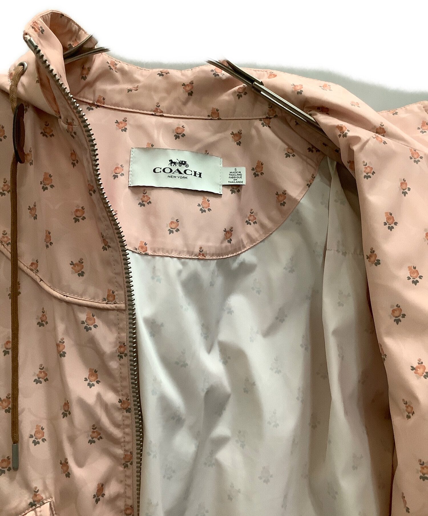 中古・古着通販】COACH (コーチ) ウインドブレーカー ピンク サイズ:s