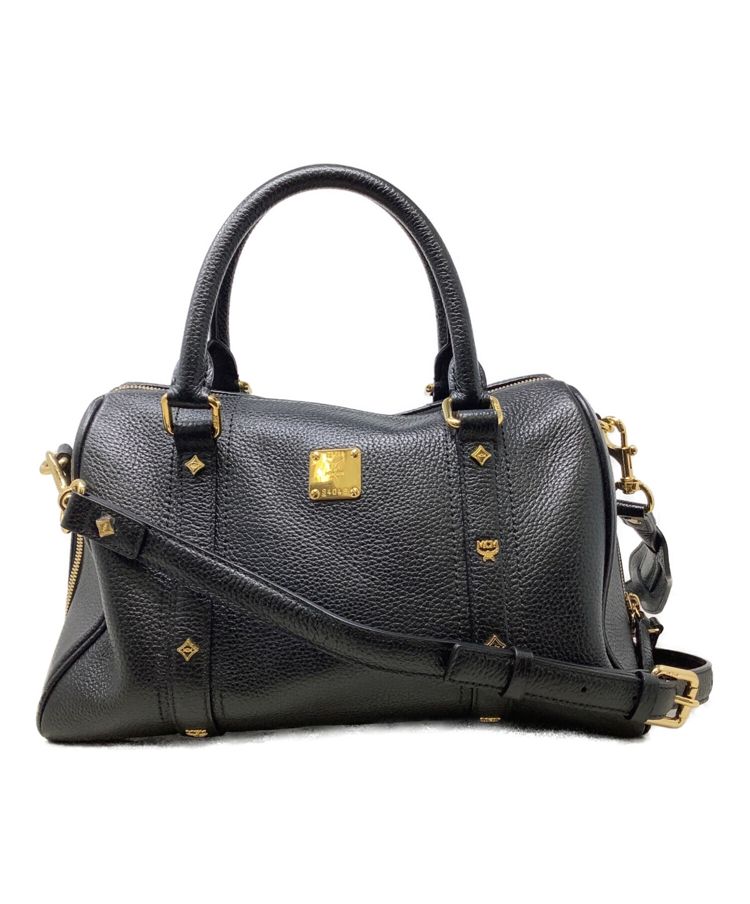 中古・古着通販】MCM (エムシーエム) 2WAYバッグ ブラック｜ブランド 
