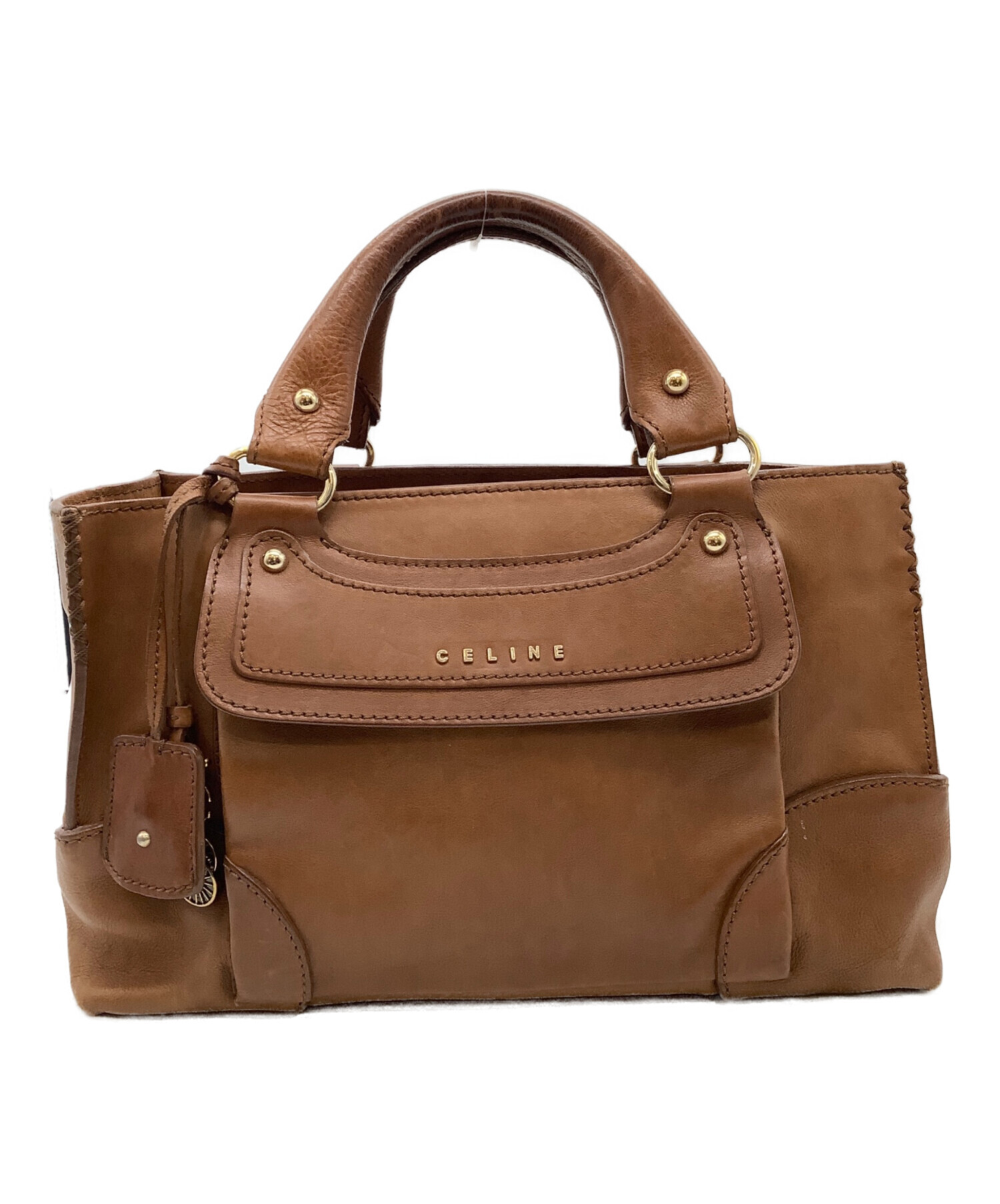 マ*ン様 celine ブギーバッグ　セリーヌ 中古・古着通販】CELINE (セリーヌ) ブギーバッグ ブラウン｜ブランド