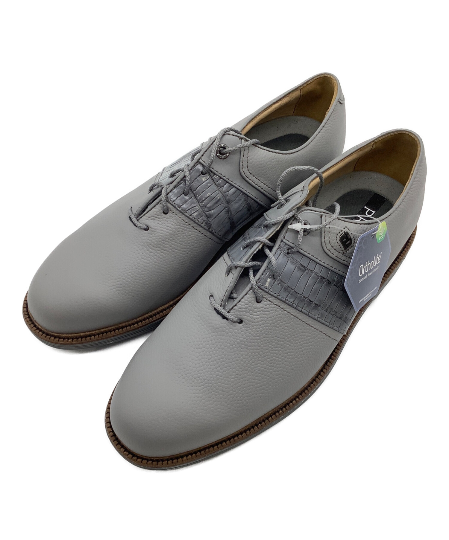 フットジョイゴルフシューズ　中古　25.5㎝ 中古・古着通販】FOOT-JOY (フットジョイ) ゴルフシューズ グレー