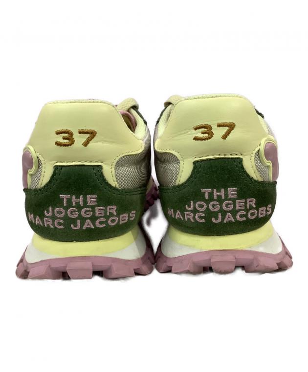 稀少】MARC JACOBS THE JOGGER 38 ピンク 刺繍ロゴ MARC JACOBS THE