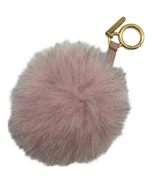 中古・古着通販】FENDI (フェンディ) ポンポンチャーム ピンクベージュ