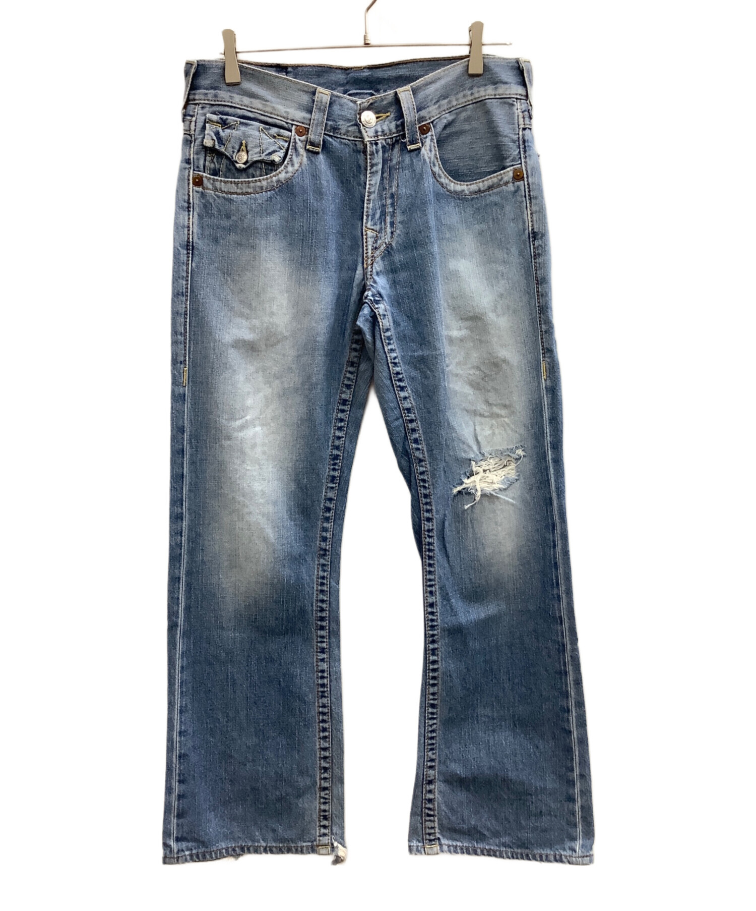 True Religion 古着　ダメージドデニム 中古・古着通販】TRUE RELIGION (トゥルー レリジョン) ダメージデニム