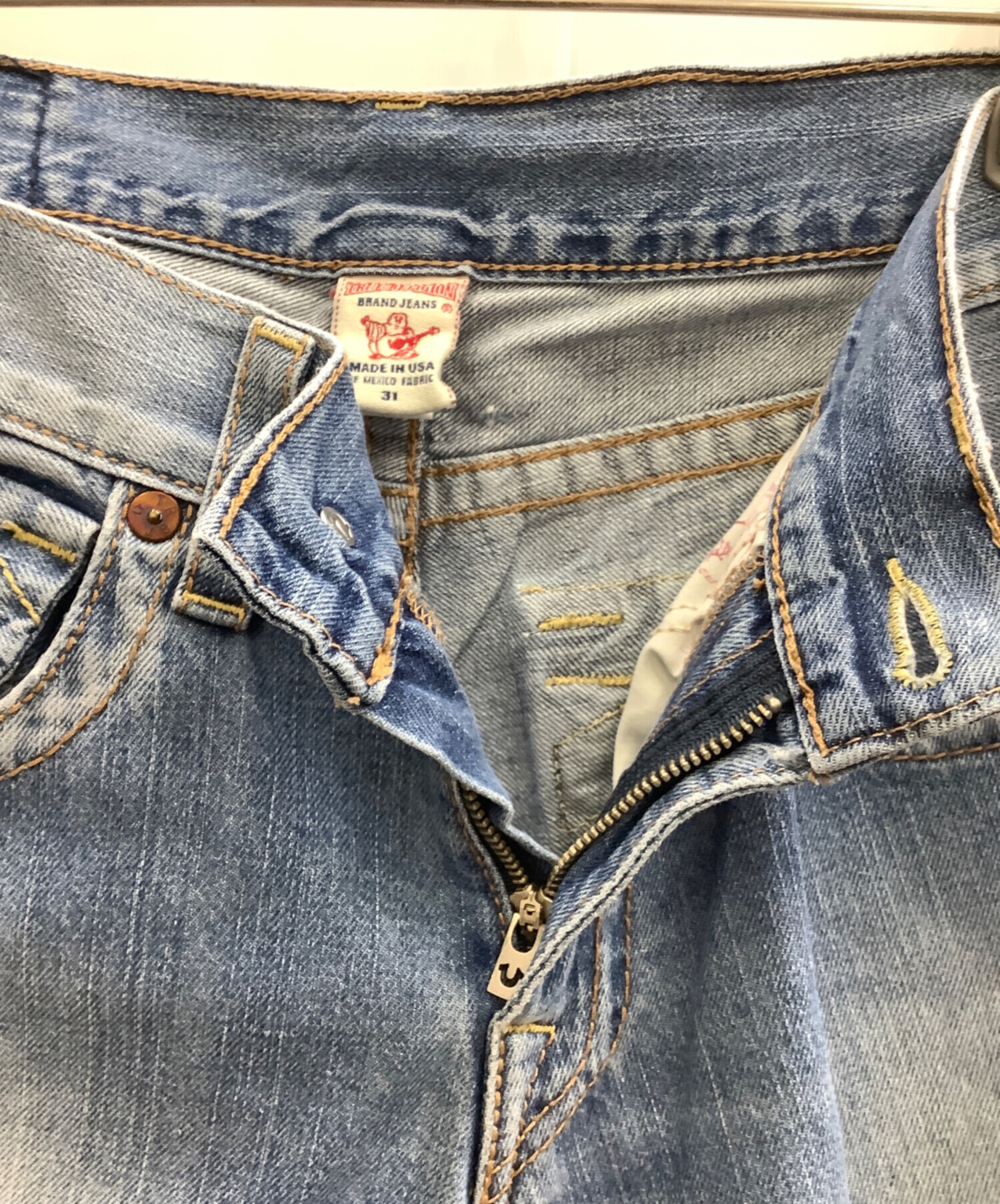 True Religion 古着　ダメージドデニム 中古・古着通販】TRUE RELIGION (トゥルー レリジョン) ダメージデニム