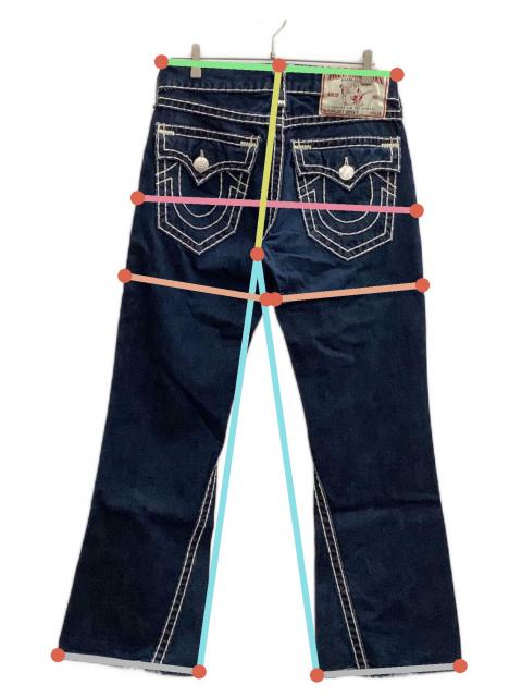 中古・古着通販】TRUE RELIGION (トゥルー レリジョン) デニムパンツ