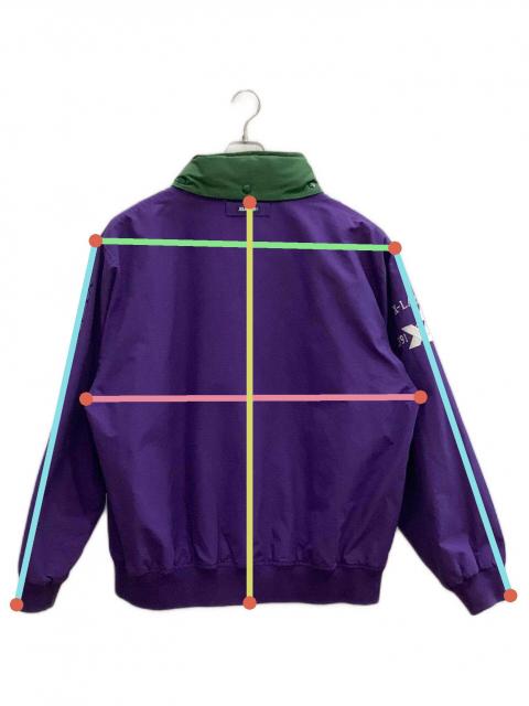 VOmax サイクルジャケット　ナイロン×裏起毛　USA製　XL 紫×エメラルド 中古・古着通販】X-LARGE (エクストララージ) ナイロンジャケット