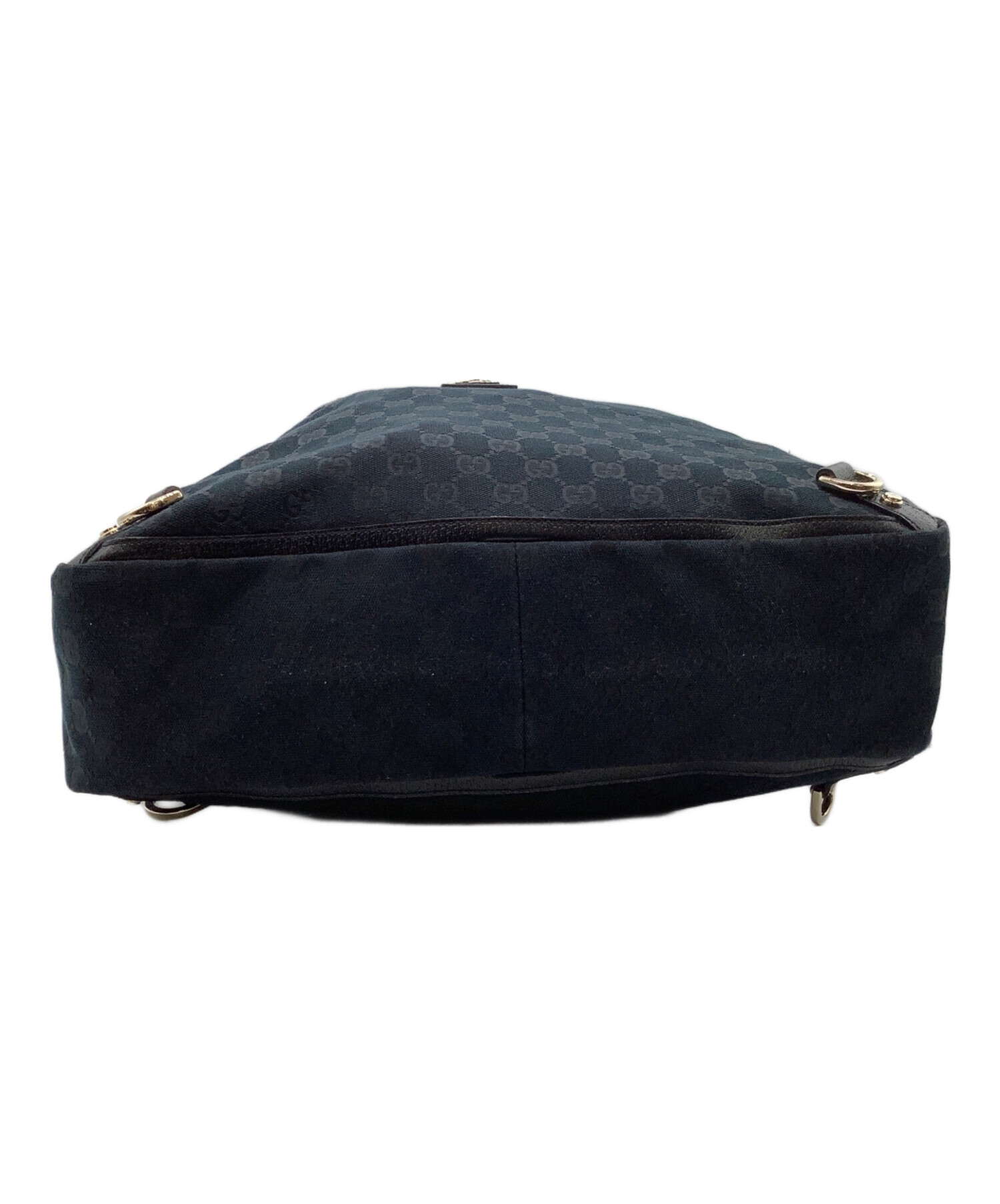 中古・古着通販】GUCCI (グッチ) GGキャンバストート ブラック