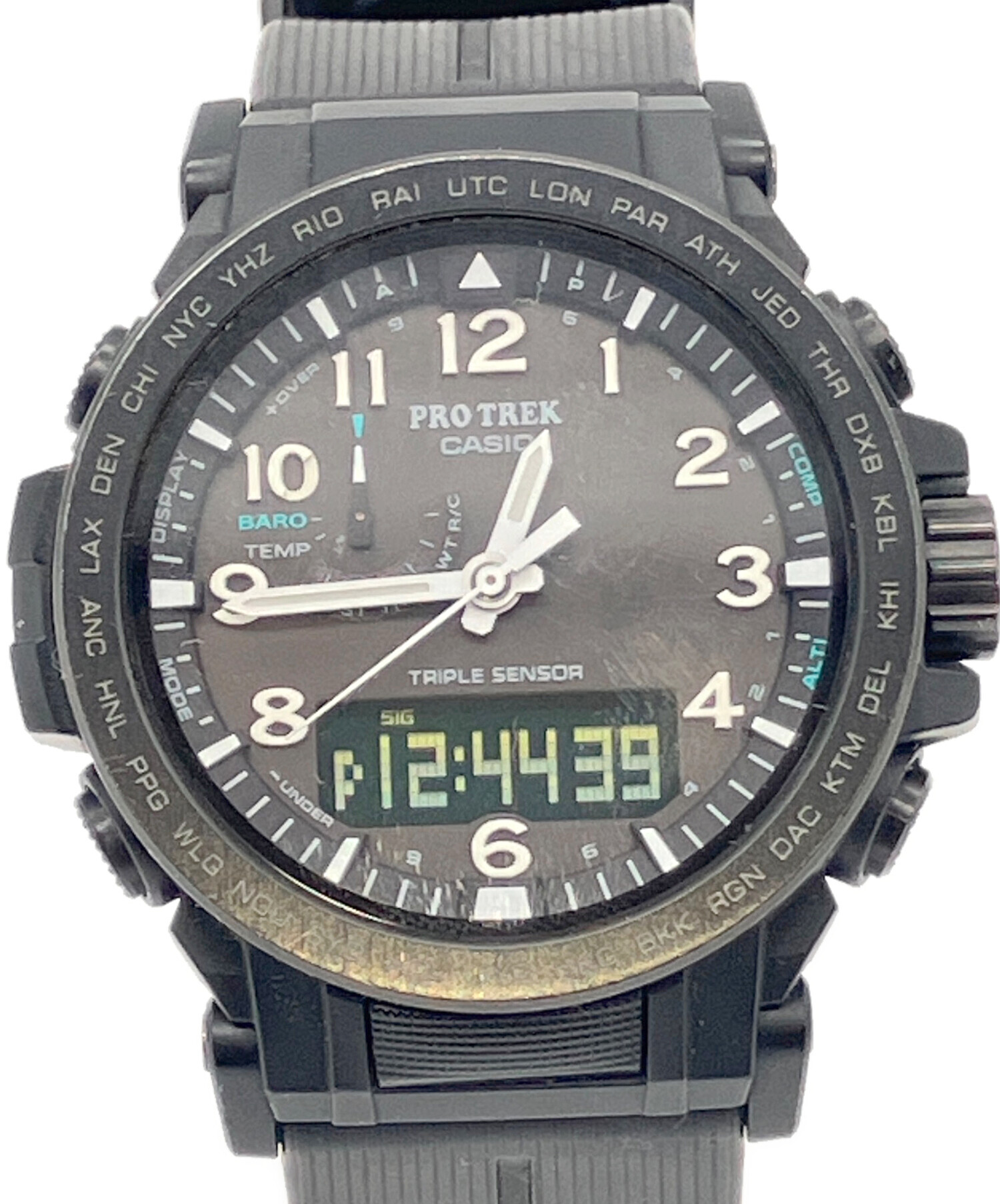 中古・古着通販】CASIO (カシオ) デジタルウォッチ ブラック｜ブランド