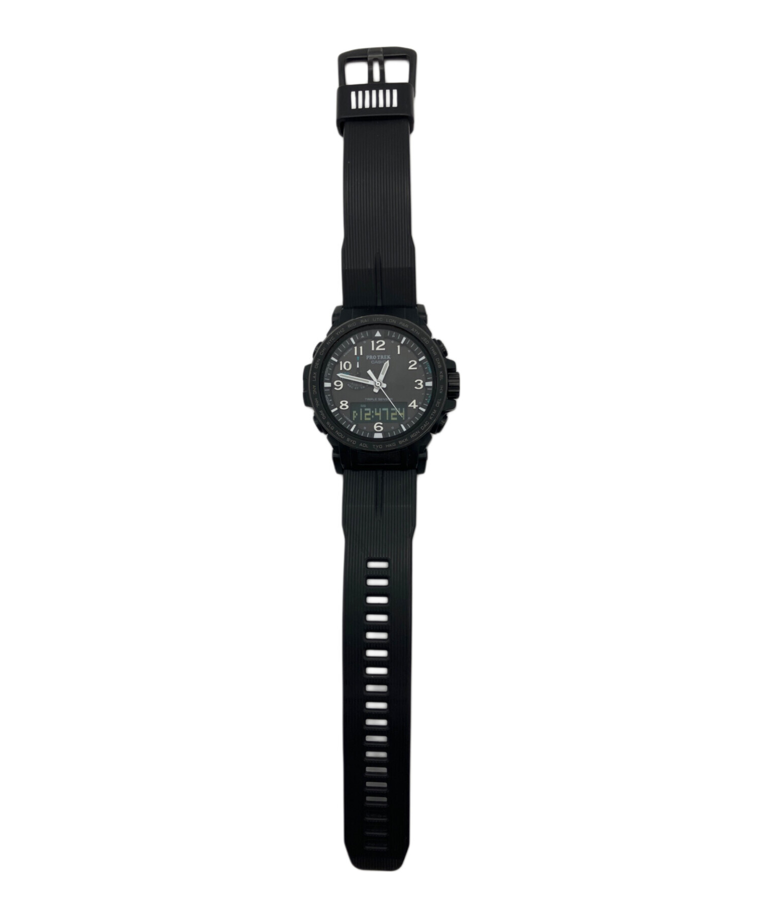 中古・古着通販】CASIO (カシオ) デジタルウォッチ ブラック｜ブランド