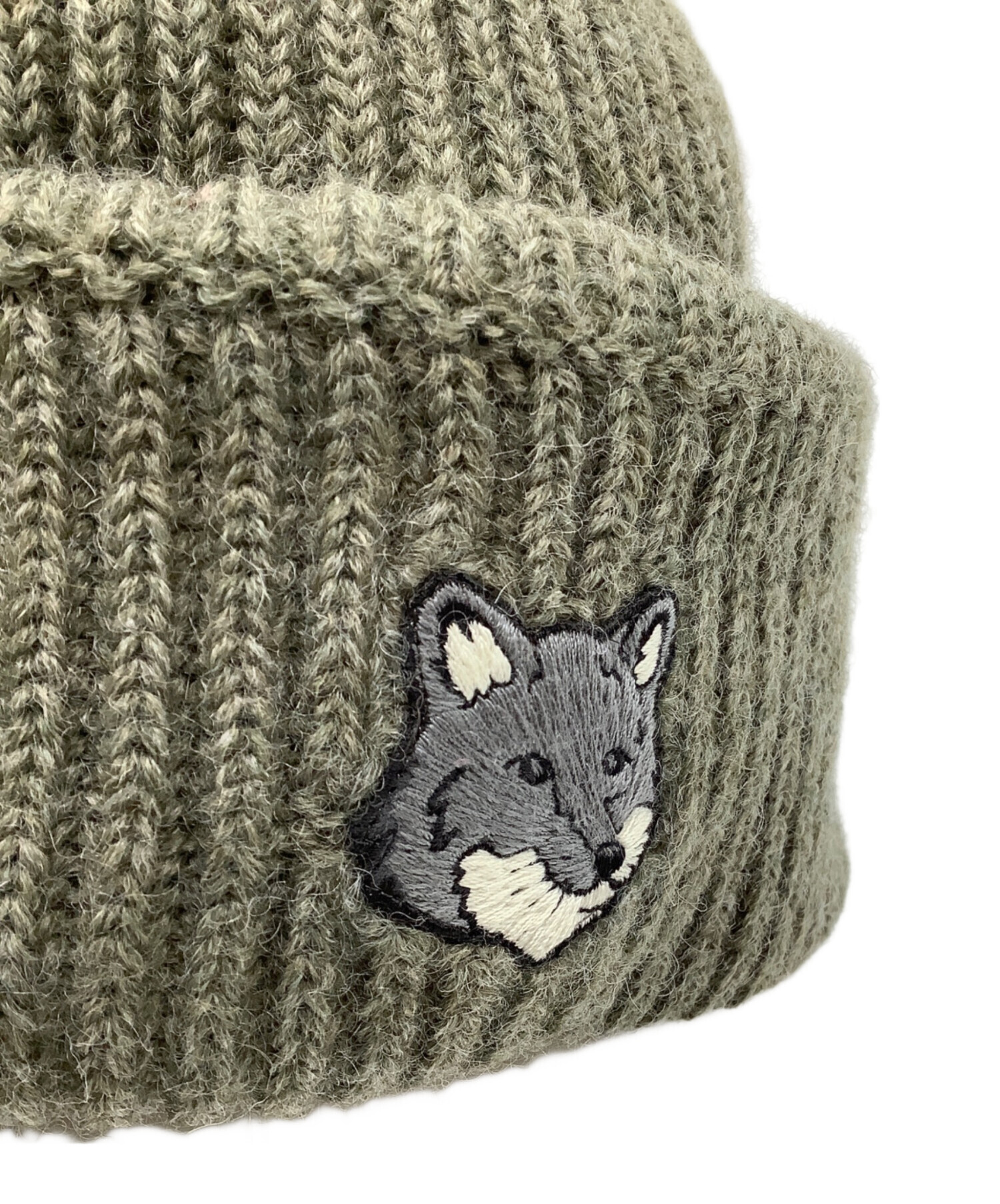 グ*ス様 ［美品　maison kitsune ニット帽］ 中古・古着通販】maison kitsune (メゾンキツネ) ニット帽