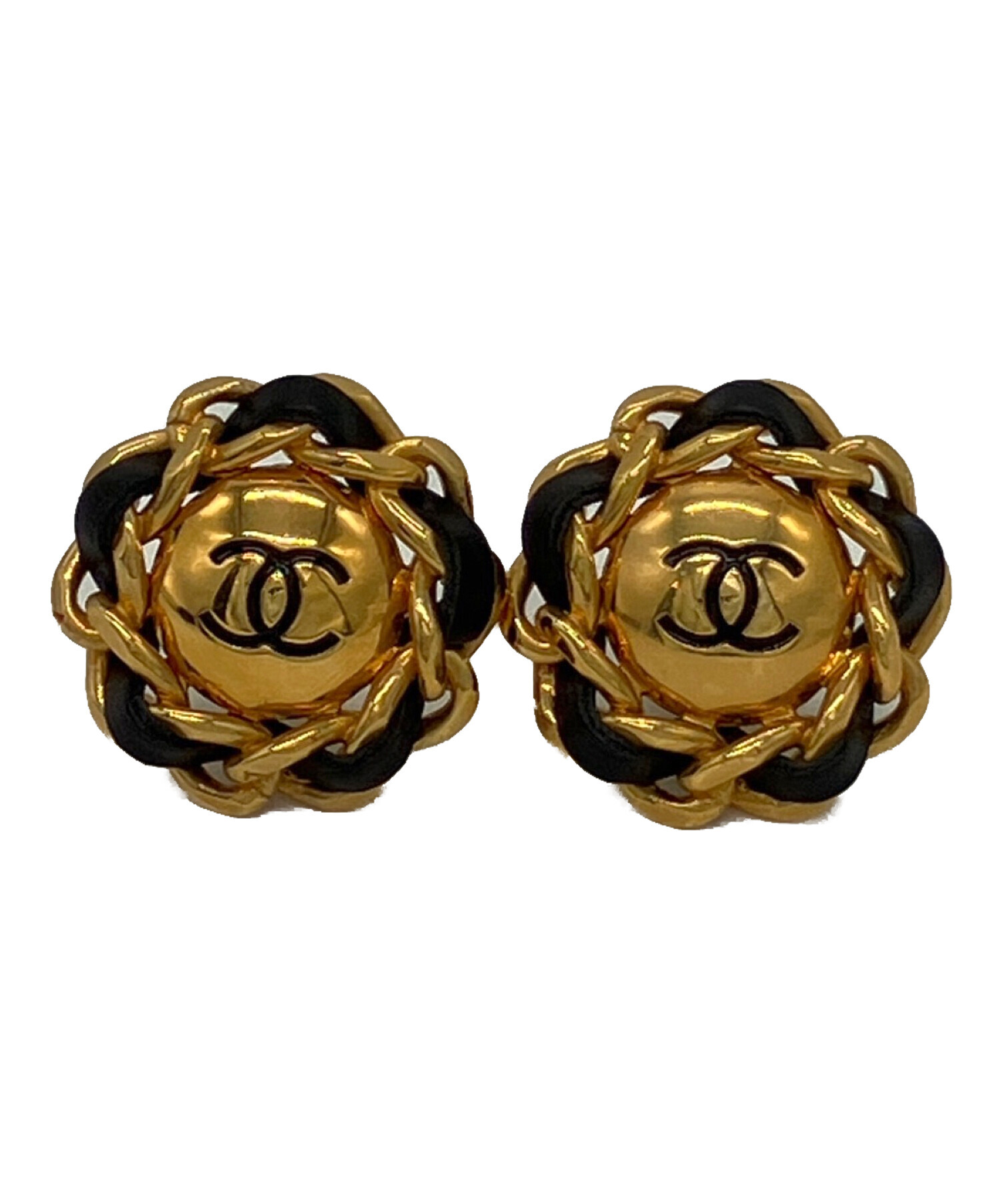 中古・古着通販】CHANEL (シャネル) ココマークイヤリング ゴールド 