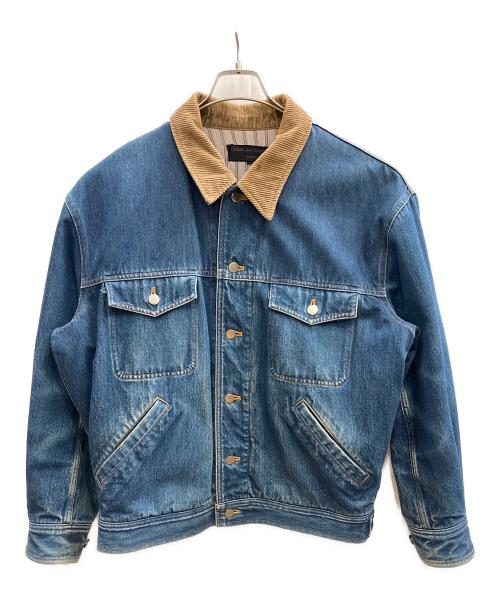 80s コムデギャルソン オム 田中オム　襟コーデュロイ デニムジャケット 中古・古着通販】COMME des GARCONS HOMME (コムデギャルソン オム) 襟