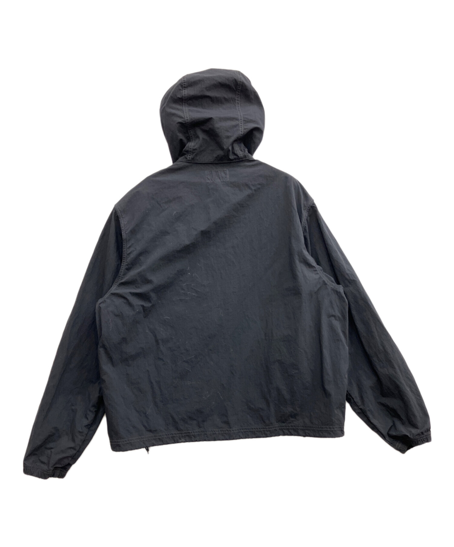 め*べ様 Stussy ナイロンジャケット フーディー ブラック M 中古・古着通販】stussy (ステューシー) ライトウェイトフーデッド