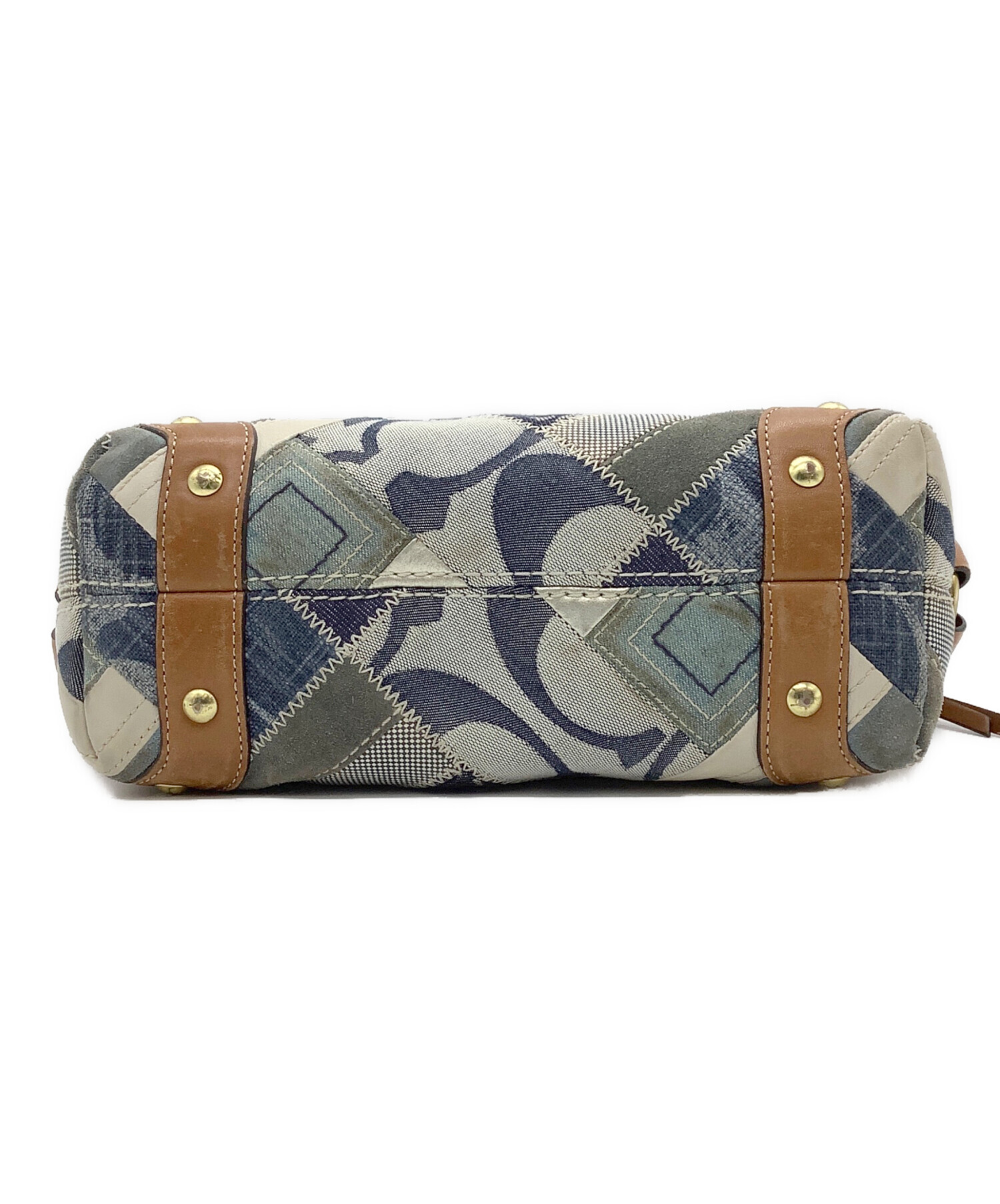 中古・古着通販】COACH (コーチ) シグネチャー デニムパッチワーク