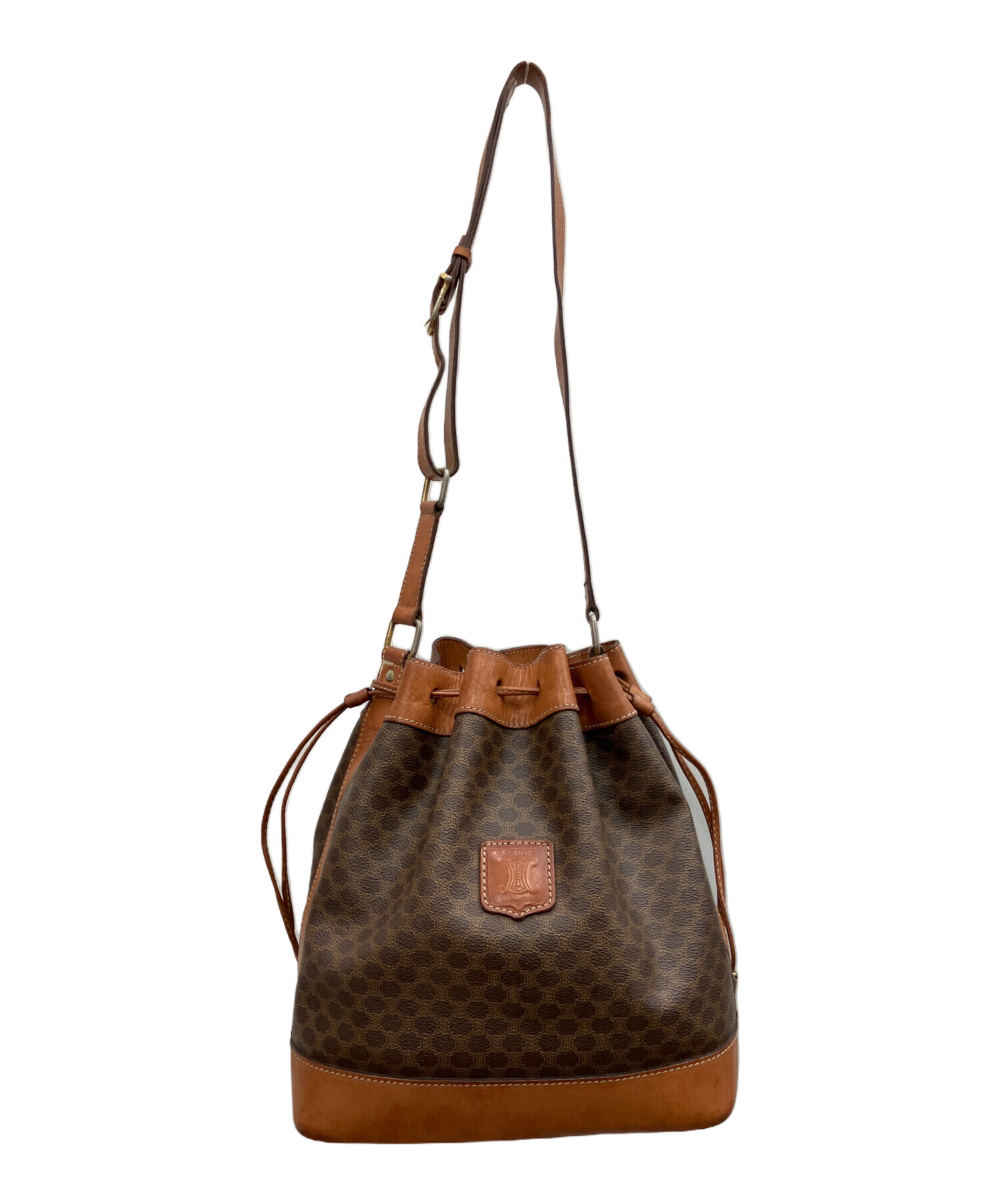 中古・古着通販】CELINE (セリーヌ) 巾着ショルダーバッグ M08