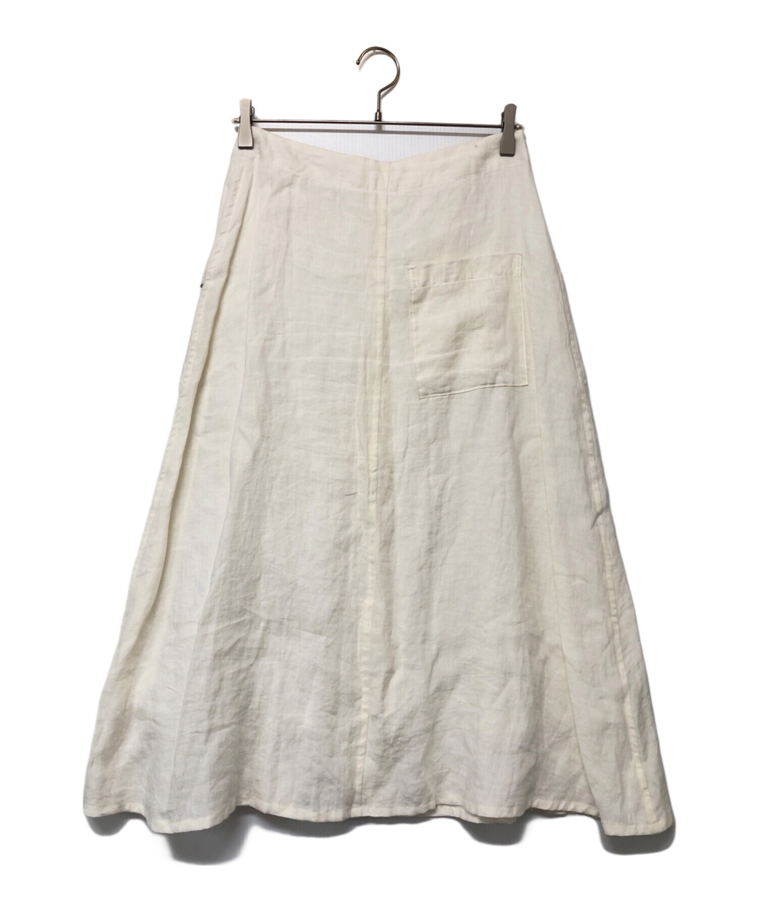 未使用品　Y,s リネン ベージュ スカートパンツ（SALE中） 中古・古着通販】YOHJI YAMAMOTO (ヨウジヤマモト) リネンスカート