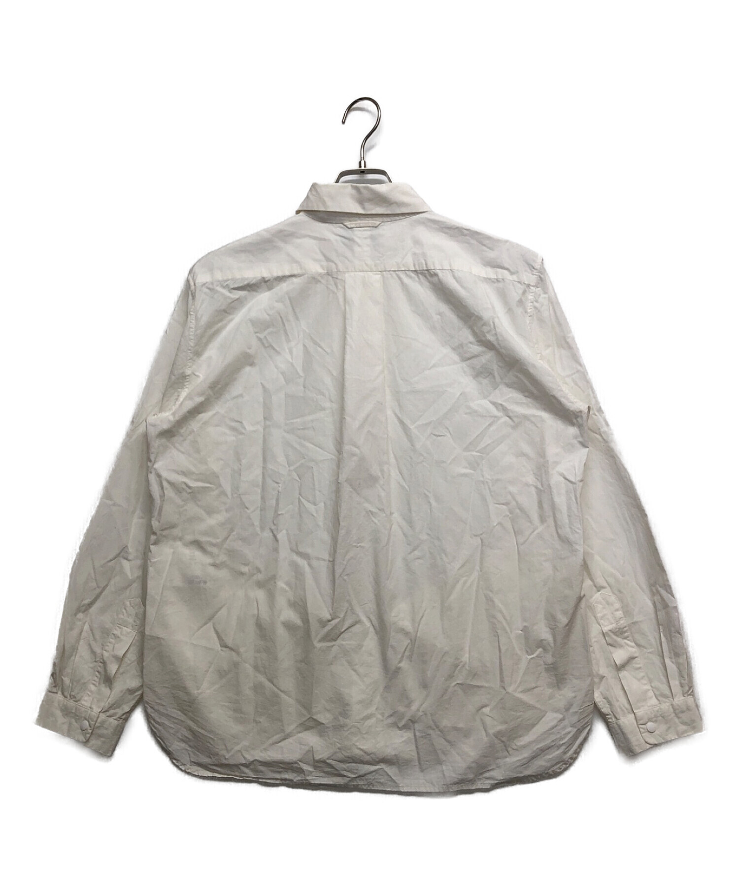 中古・古着通販】YAECA (ヤエカ) スナップボタンシャツ ホワイト 