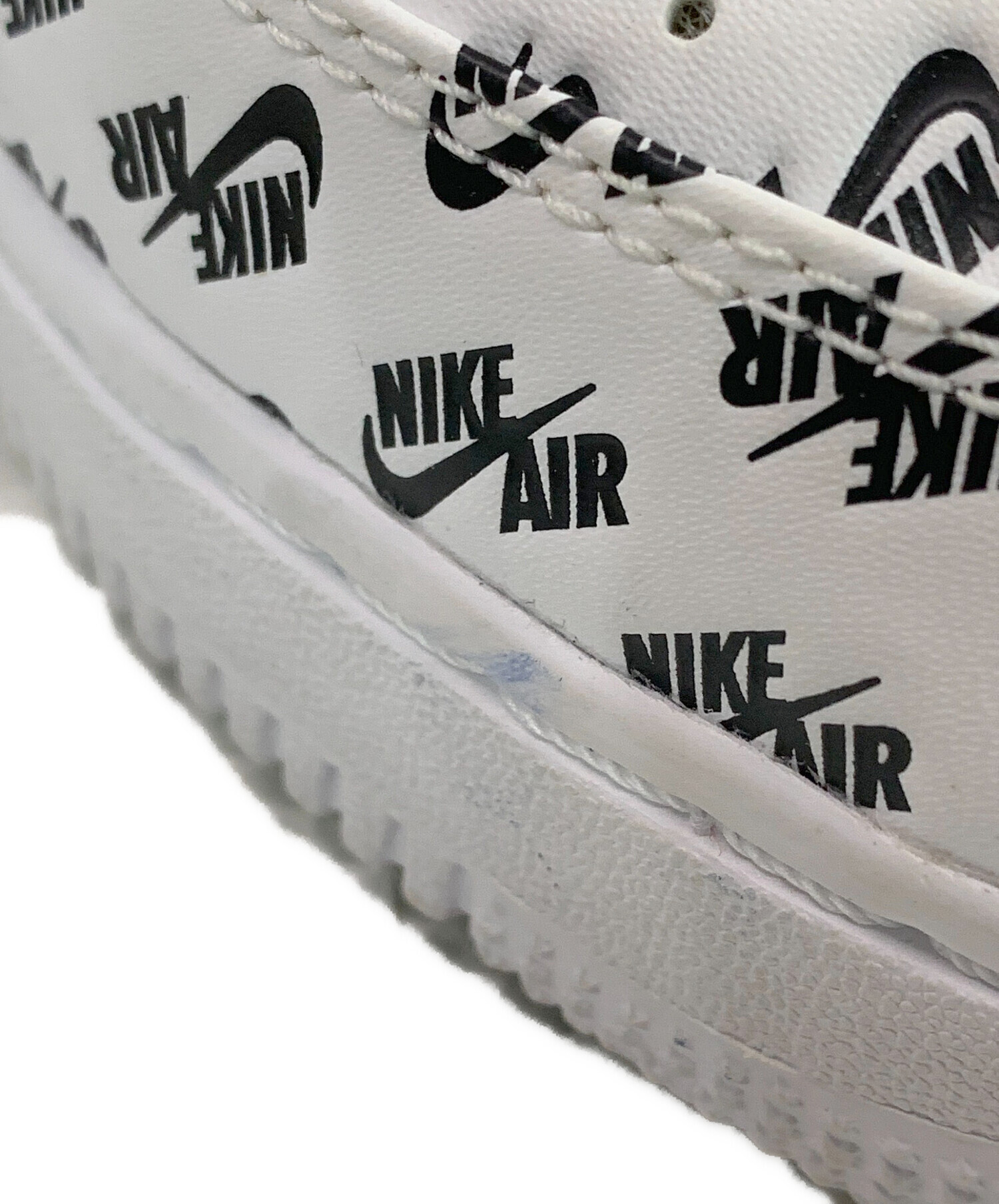中古・古着通販】NIKE (ナイキ) AIR FORCE1 LOW”ALL OVER LOGO WHITE 