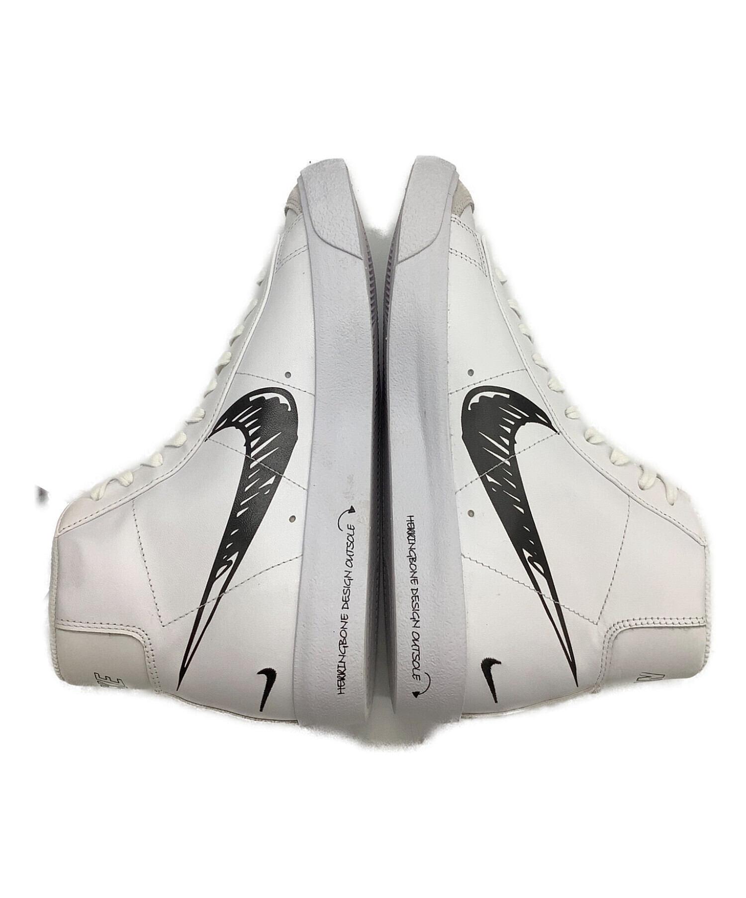 中古・古着通販】NIKE (ナイキ) ハイカットスニーカー ホワイト サイズ