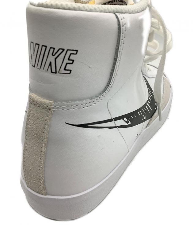 中古・古着通販】NIKE (ナイキ) ハイカットスニーカー ホワイト サイズ