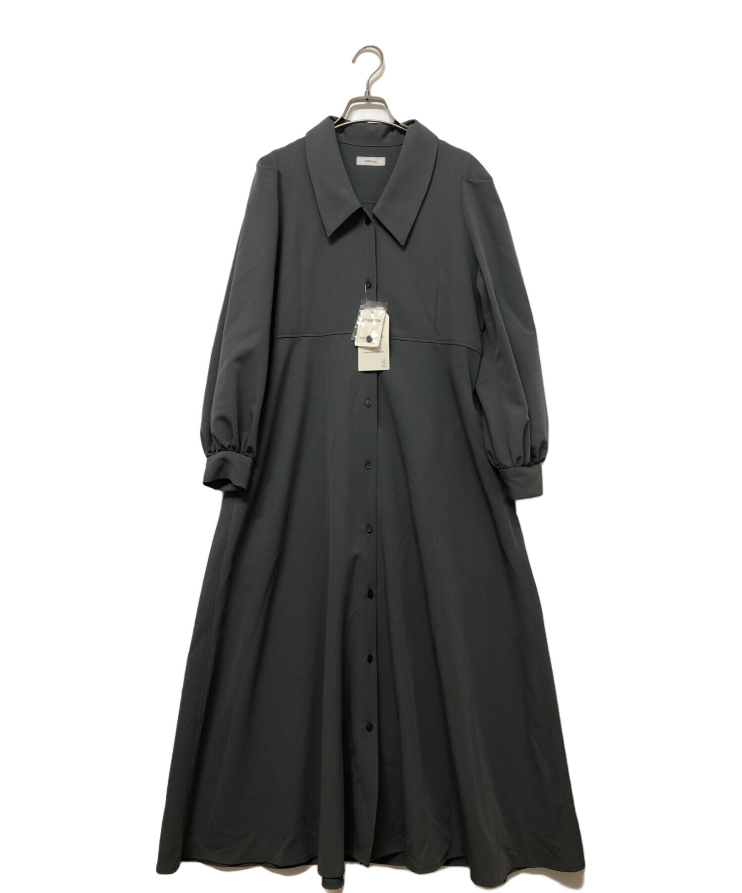 SHIPS any シャツワンピ 新品未使用 最終価格】シップスエニィ▽ダブル