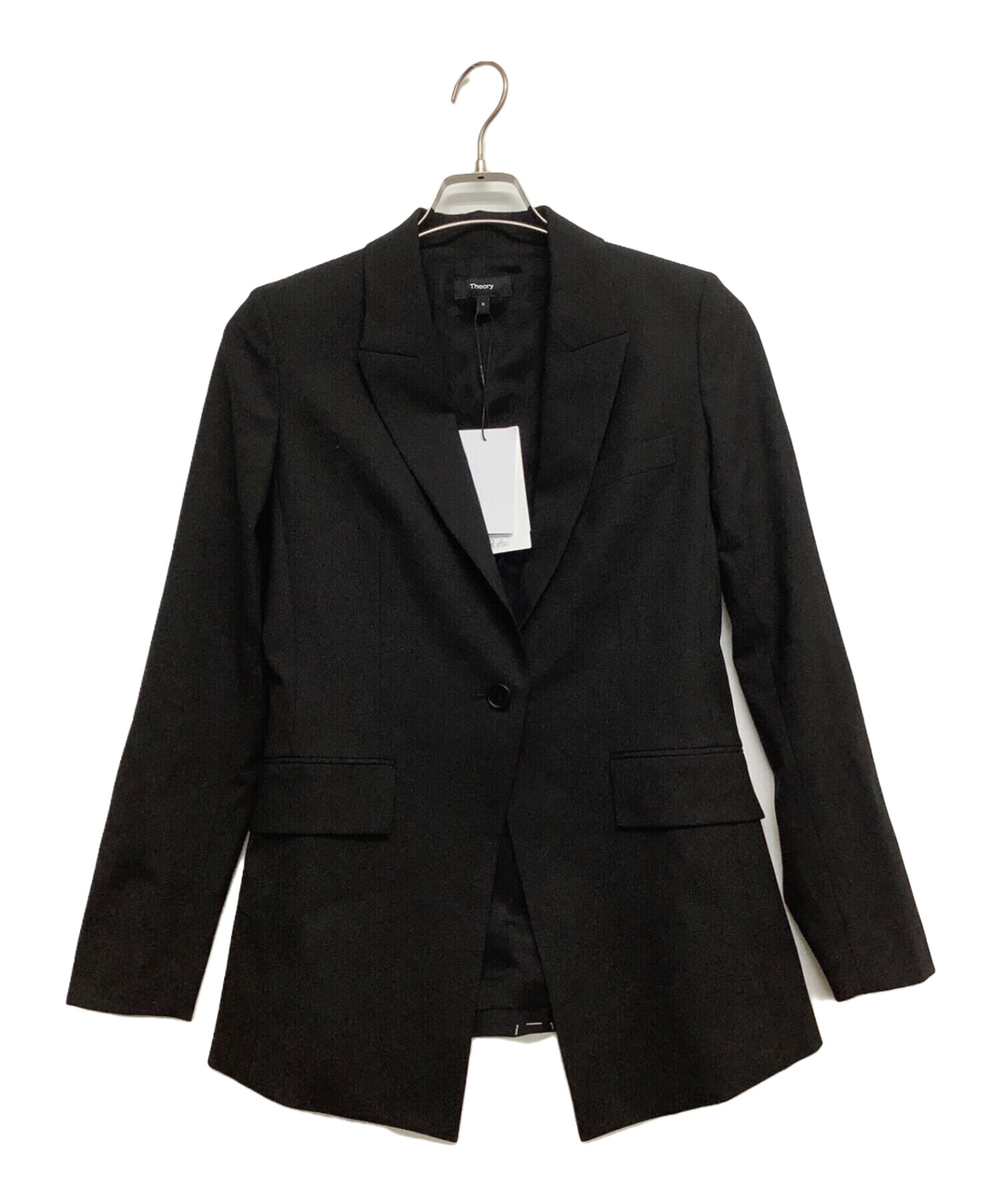 中古・古着通販】theory (セオリー) テーラードジャケット ブラック 未