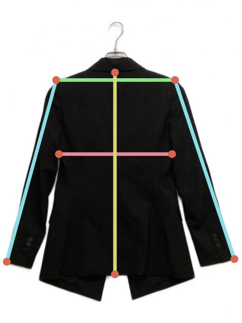 中古・古着通販】theory (セオリー) テーラードジャケット ブラック 未