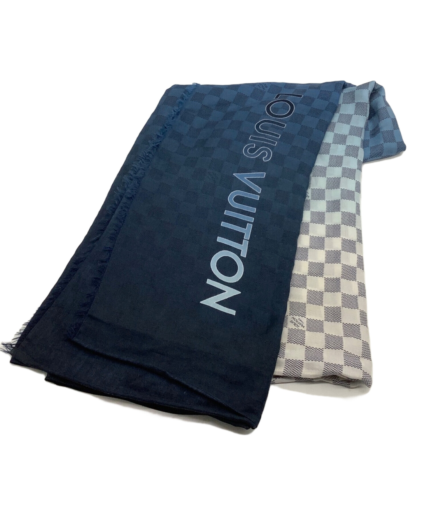 【LOUIS VUITTON】　ルイヴィトン　エトール・ダミエ　グレディエント　ストール 中古・古着通販】LOUIS VUITTON (ルイ ヴィトン) エトール・ダミエ
