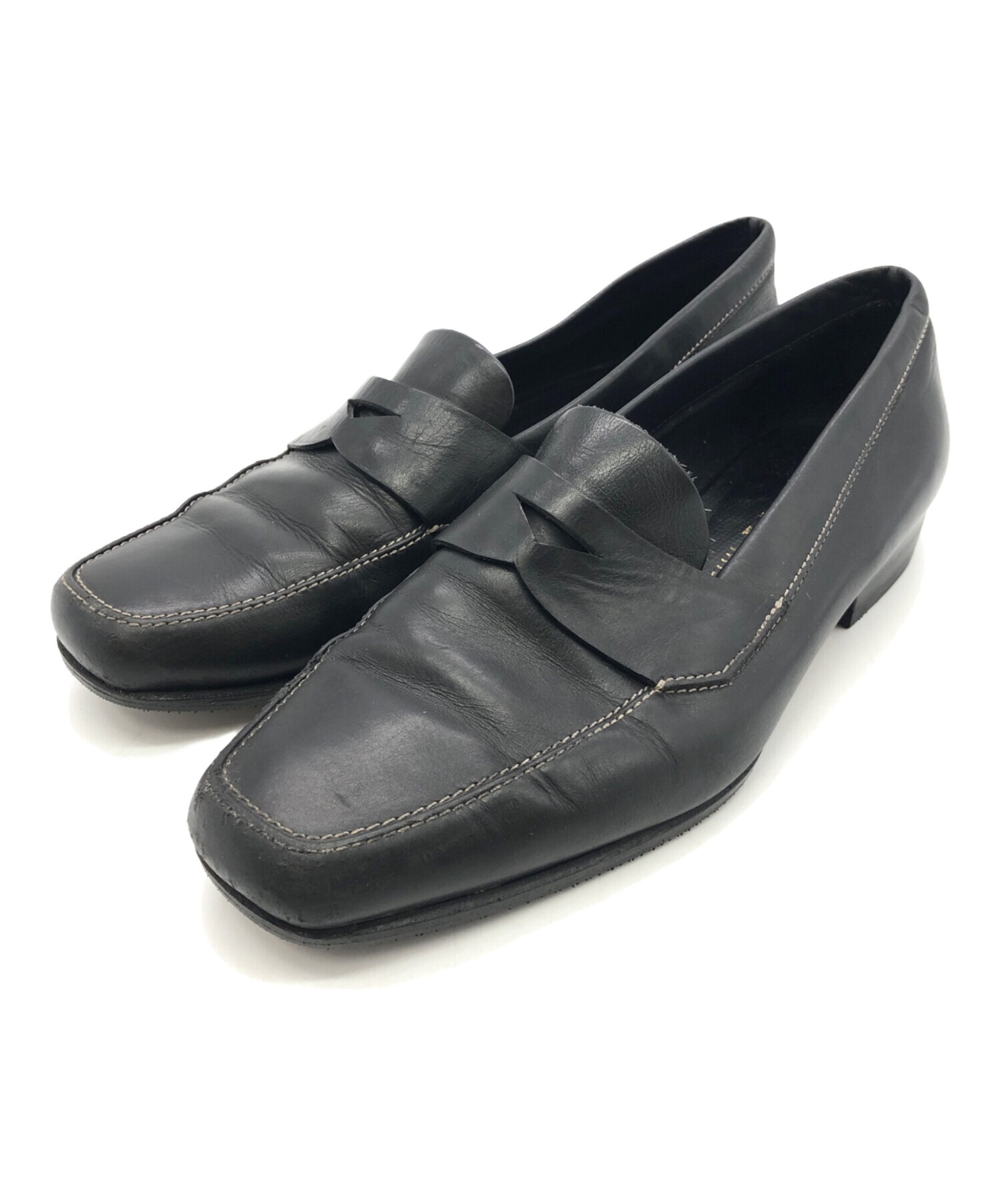 PRADA ローファー ブラック35.5 22.5 23 1回使用 PRADA ローファー ブラック35.5 22.5 23 1回使用 PRADA ローファー