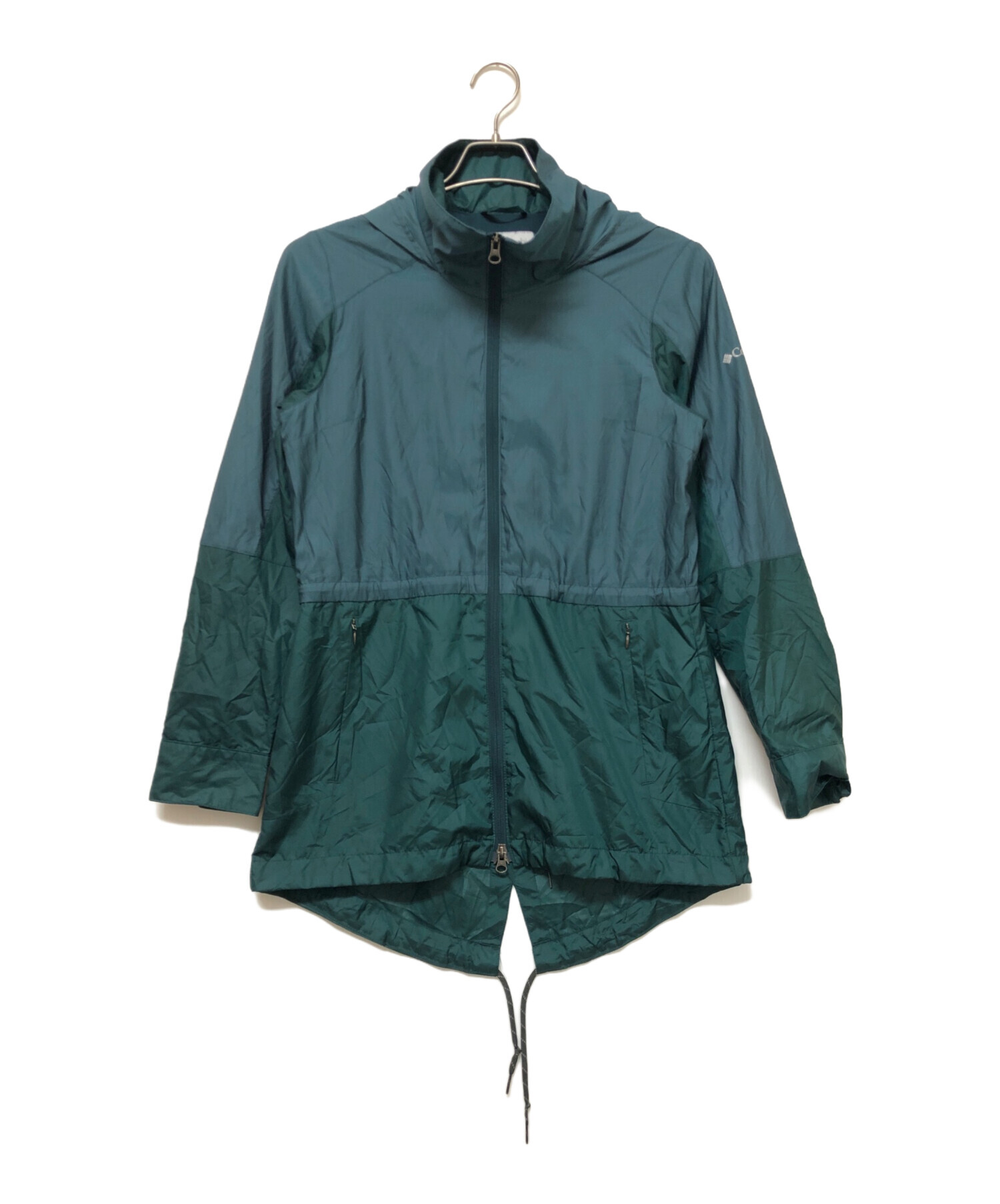 Columbia マウンテンパーカー グリーン/ブラック Columbia - 古着 