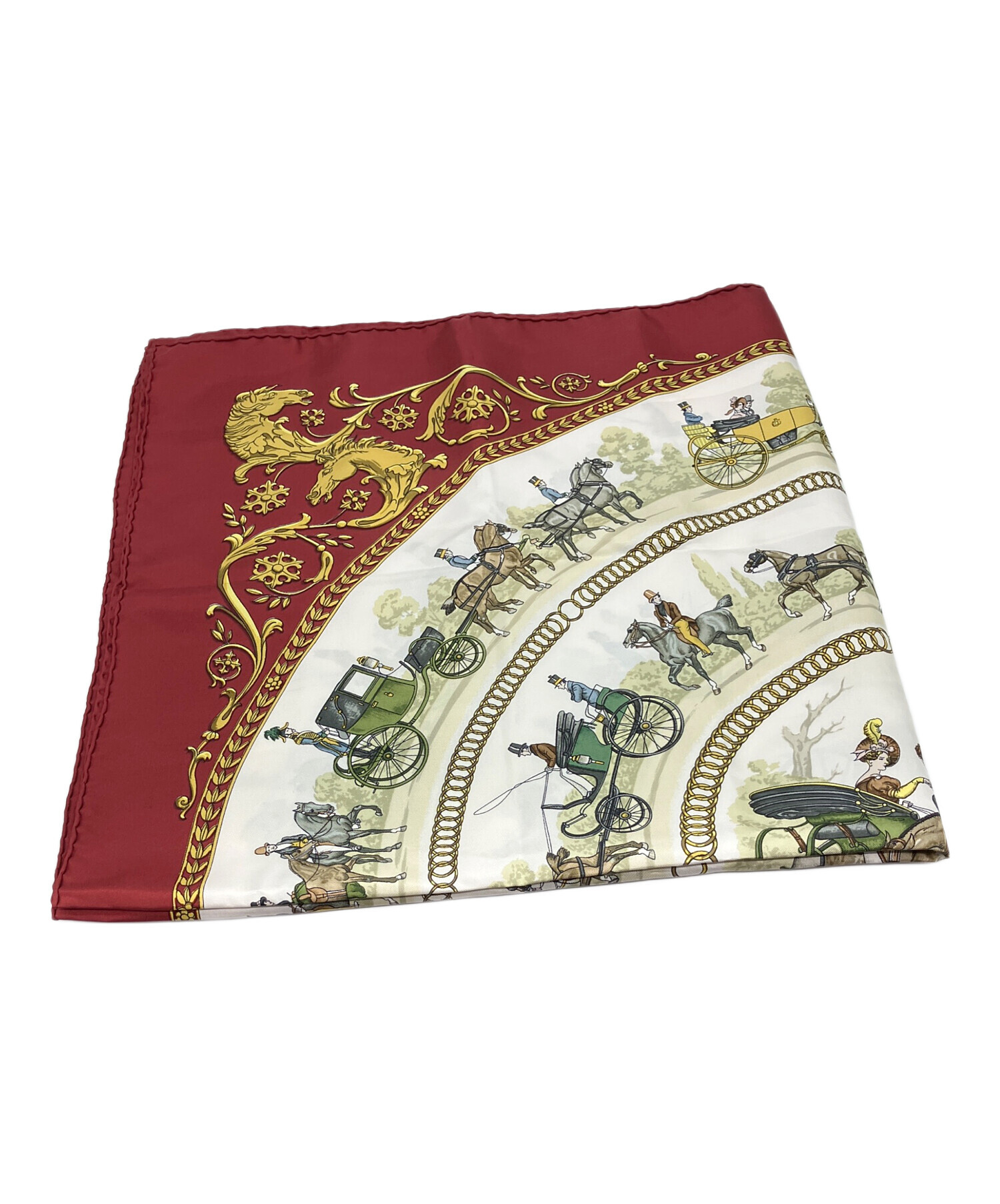 中古・古着通販】HERMES (エルメス) シルクスカーフ カレ90 ロンシャン