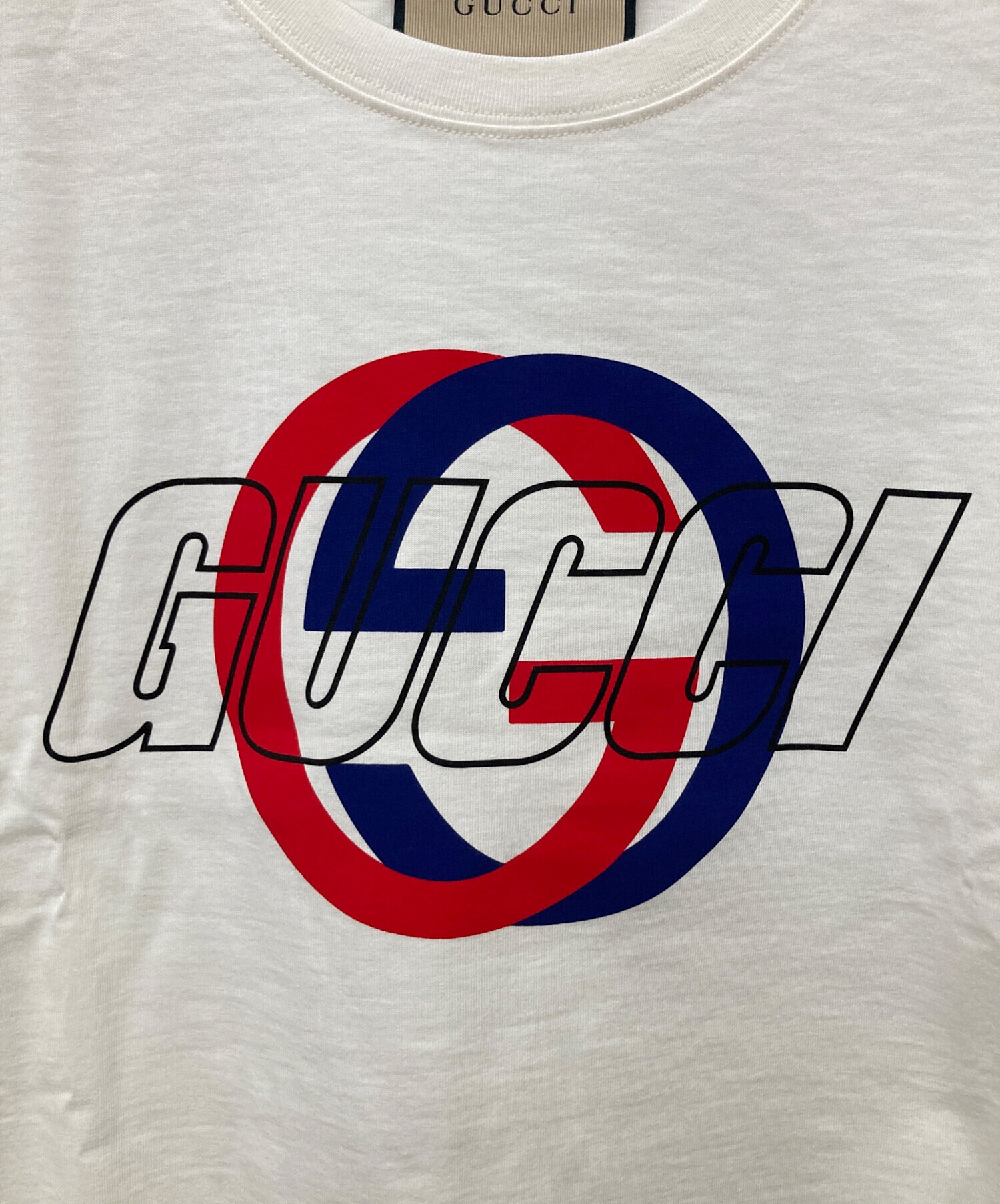 中古・古着通販】GUCCI (グッチ) GUCCIプリントコットンジャージーT 