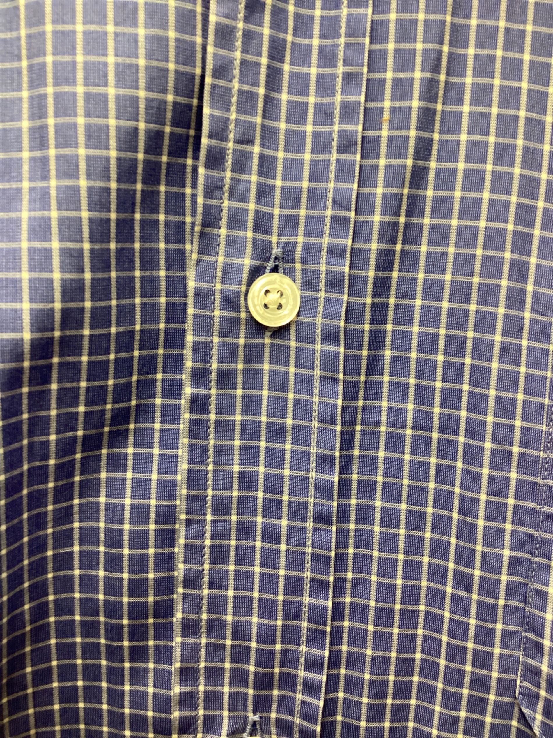 m*a様 エルメス　未使用　シャツ　チェック　ボタンダウンシャツ 緑と青のチェッ m*a様 エルメス 未使用 シャツ チェック ボタンダウンシャツ 緑と青の