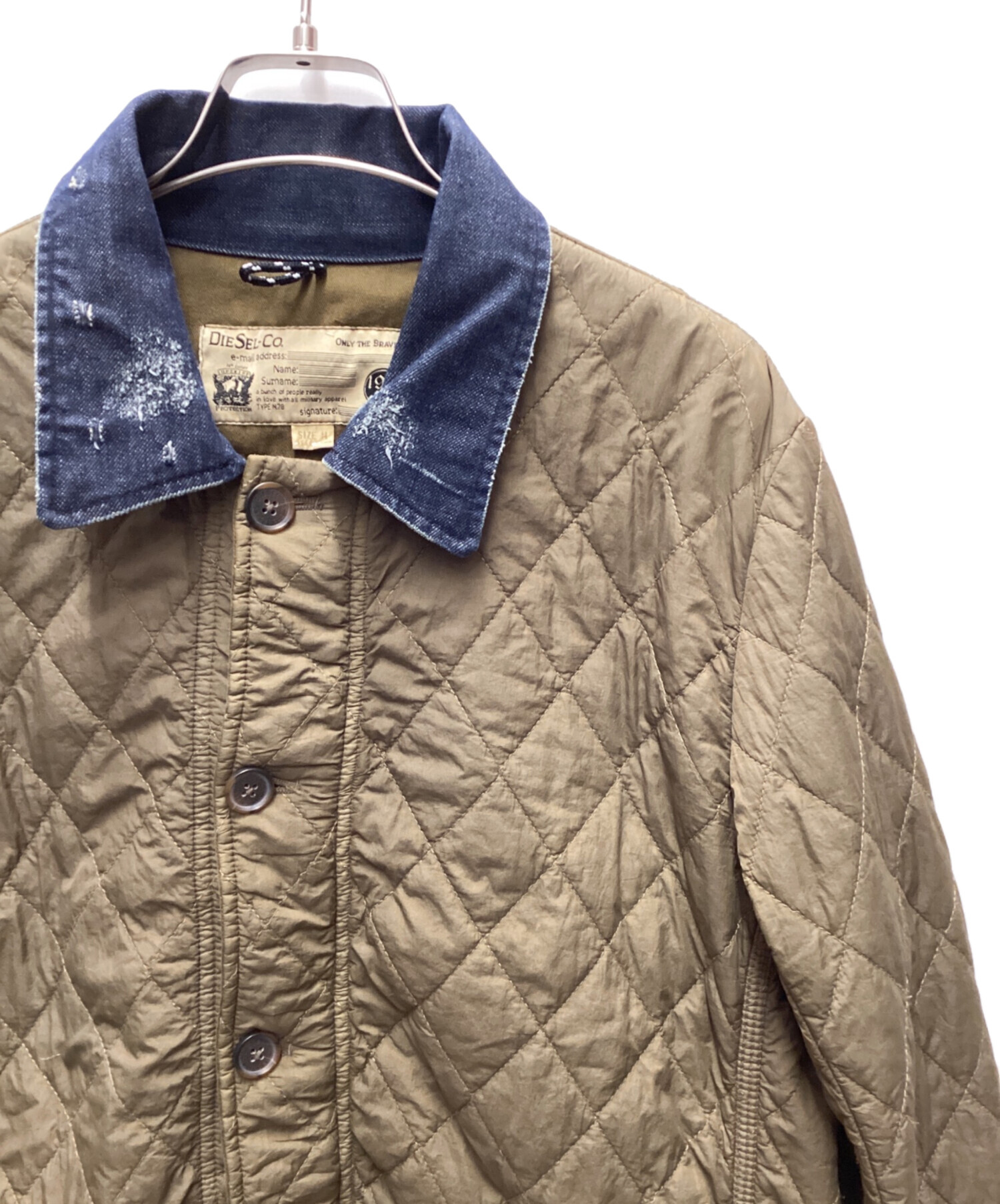 中古・古着通販】DIESEL (ディーゼル) キルティングジャケット