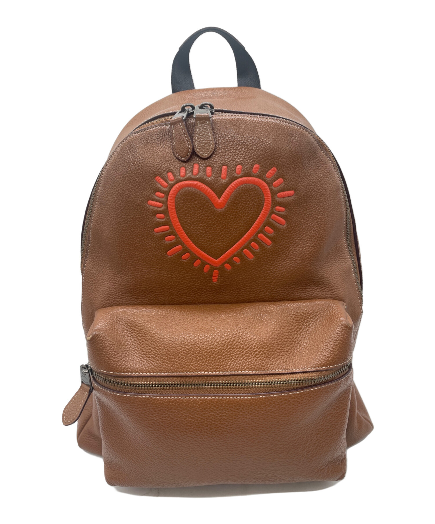 COACH コーチ レザー バックパック リュック 本革 ブラウン　大容量 中古・古着通販】COACH (コーチ) リュック ブラウン｜ブランド・古着