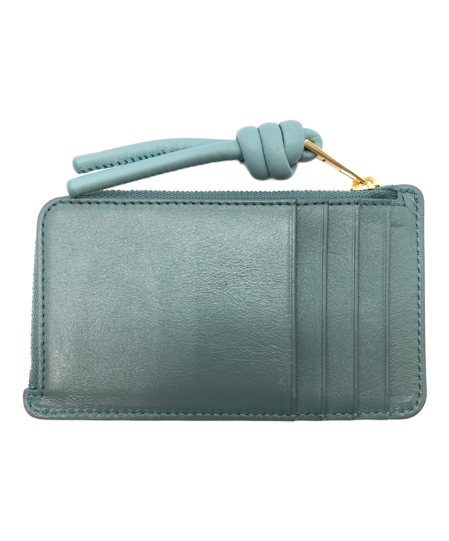 中古・古着通販】LOEWE (ロエベ) ノットコインカードホルダー グリーン 