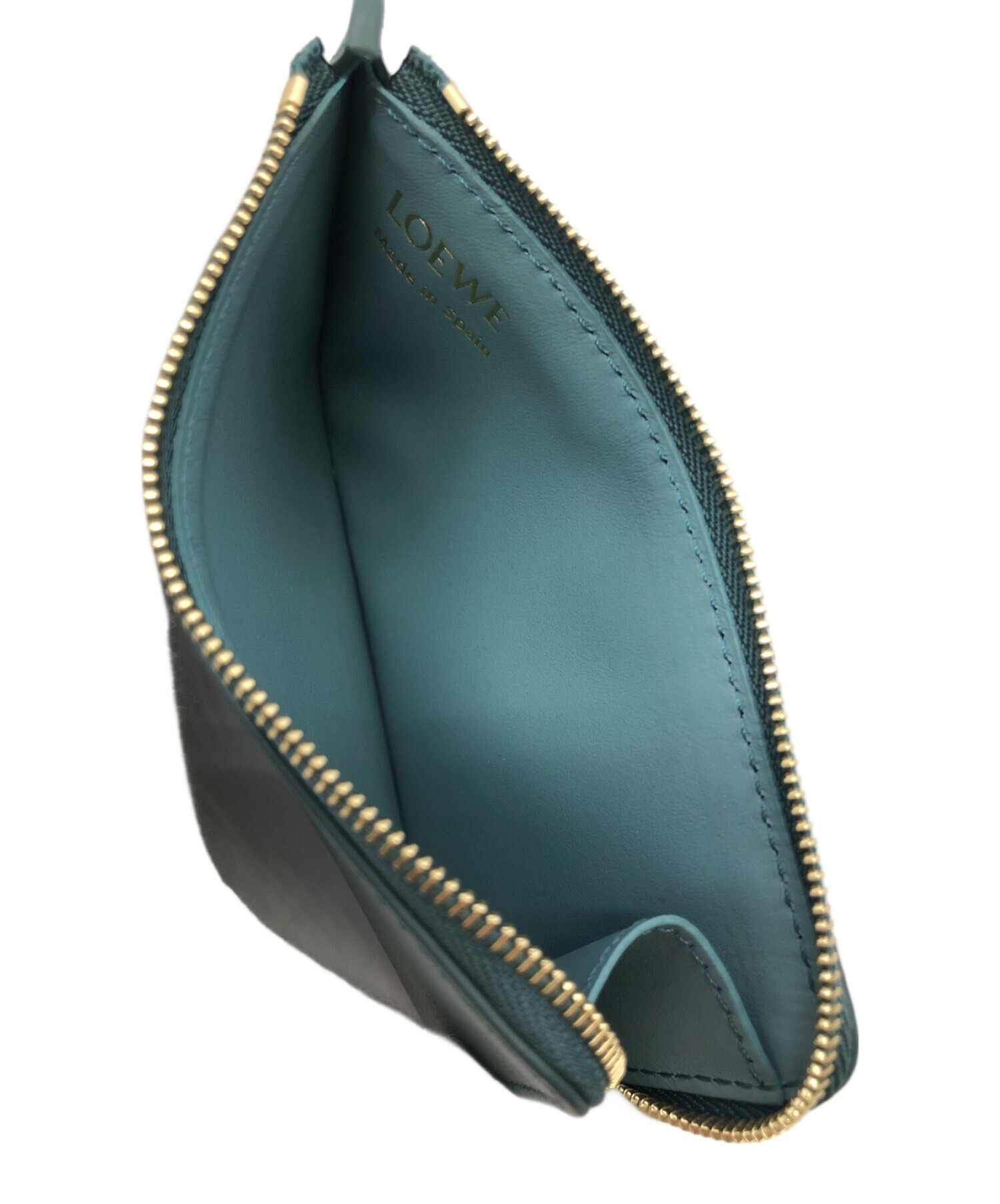 中古・古着通販】LOEWE (ロエベ) ノットコインカードホルダー グリーン 