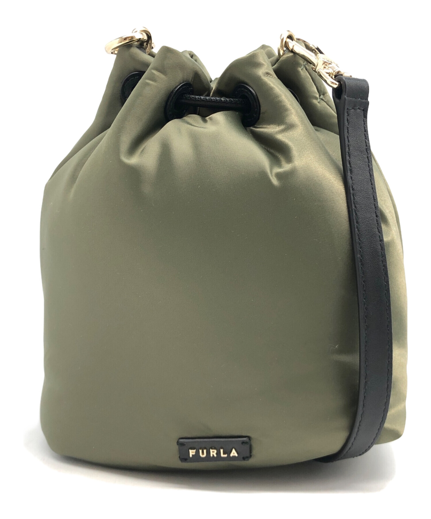 中古・古着通販】FURLA (フルラ) ショルダーバッグ グリーン｜ブランド