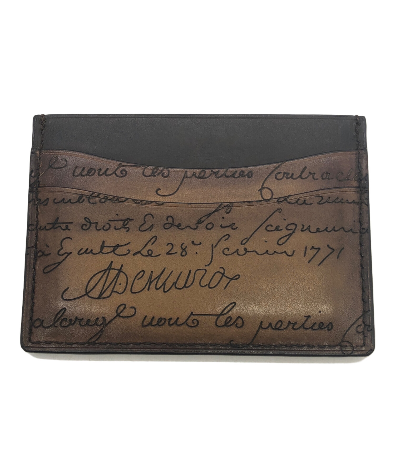 中古・古着通販】Berluti (ベルルッティ) バンブースクリットカード 