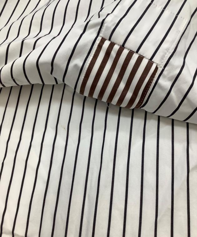 中古・古着通販】Plan C (プランシー) ストライプシャツ ホワイト