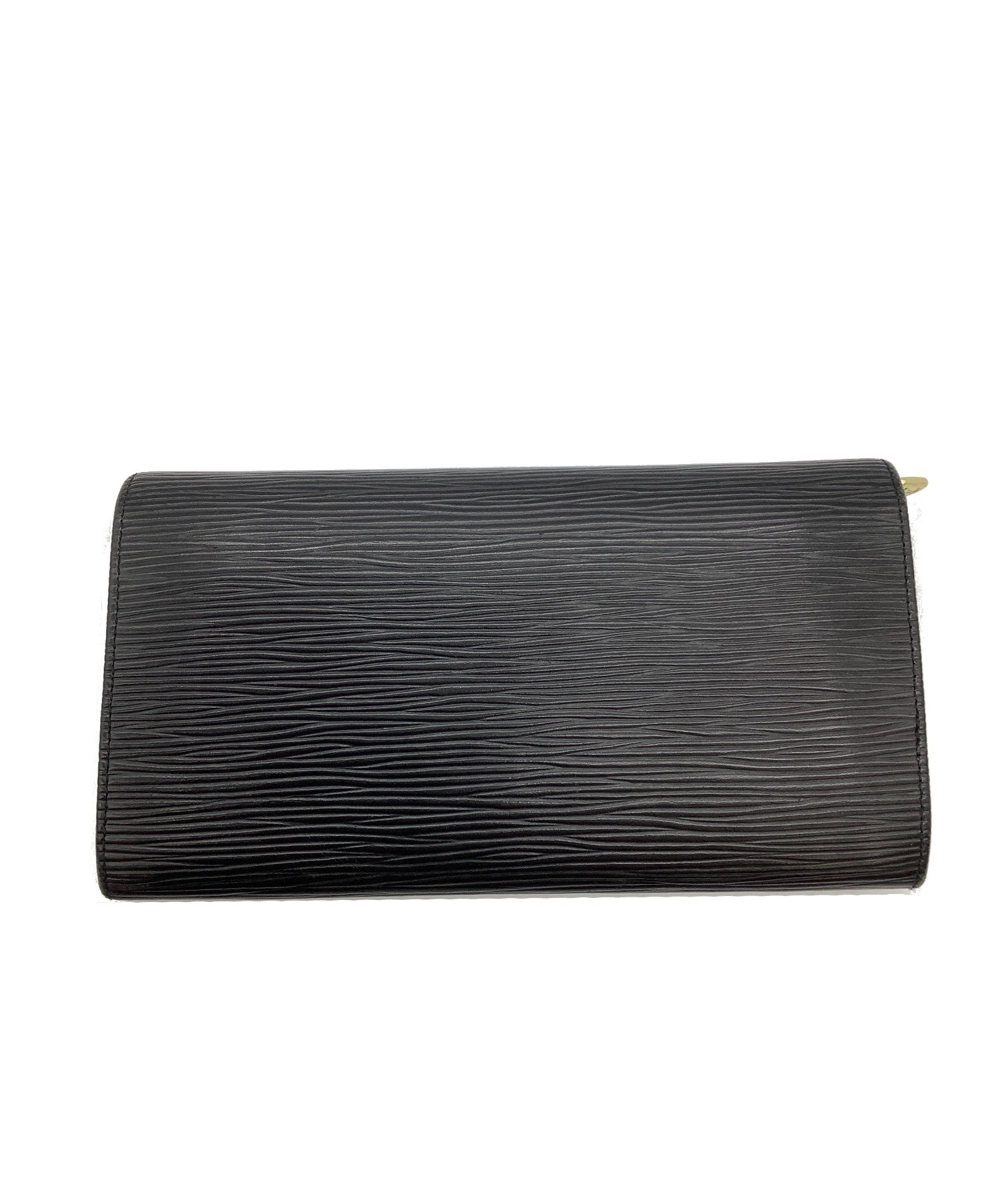 中古・古着通販】LOUIS VUITTON (ルイ ヴィトン) 長財布 ブラック エピ 