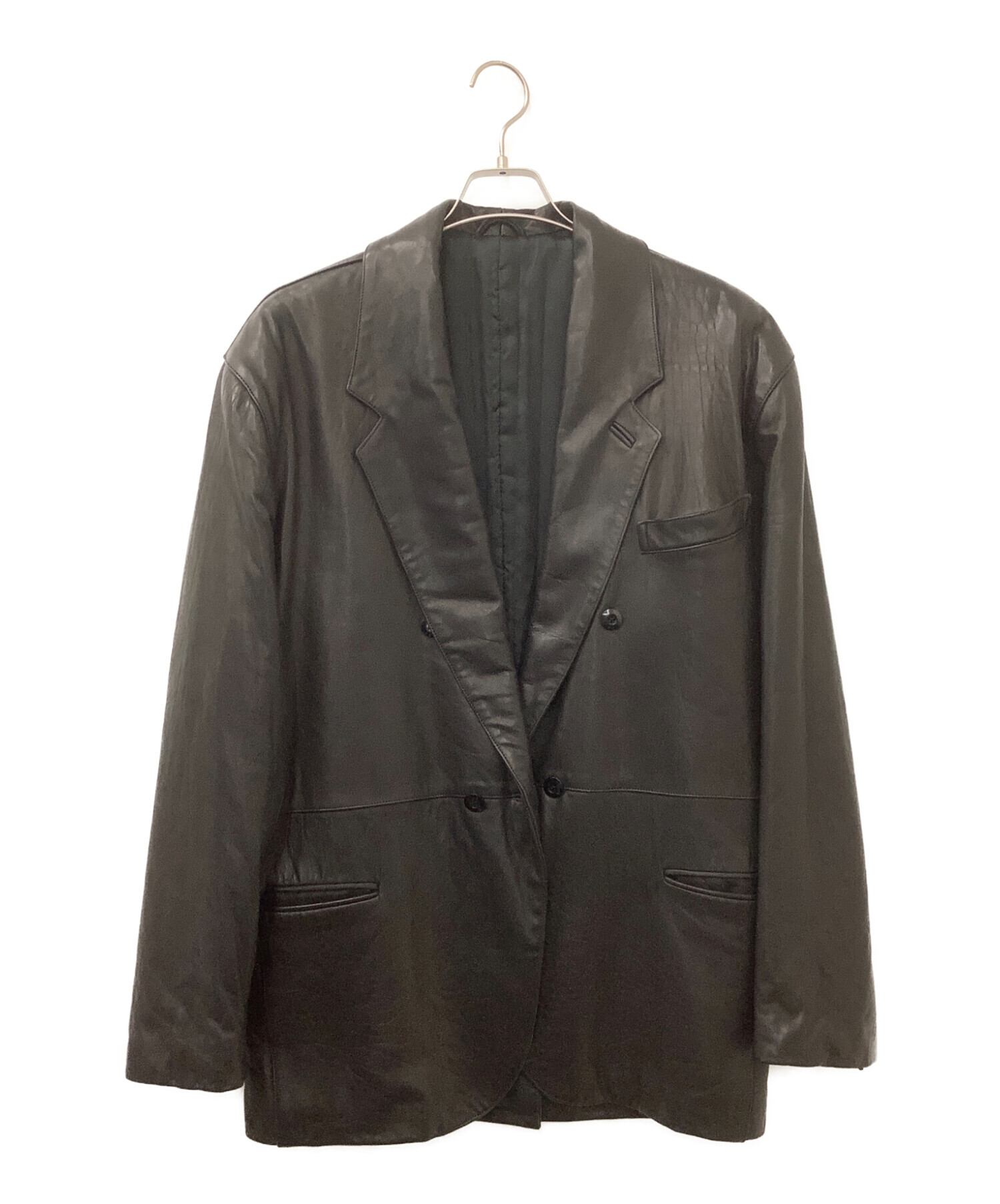 中古・古着通販】BARBA'S (バルバ) レザーテーラードジャケット