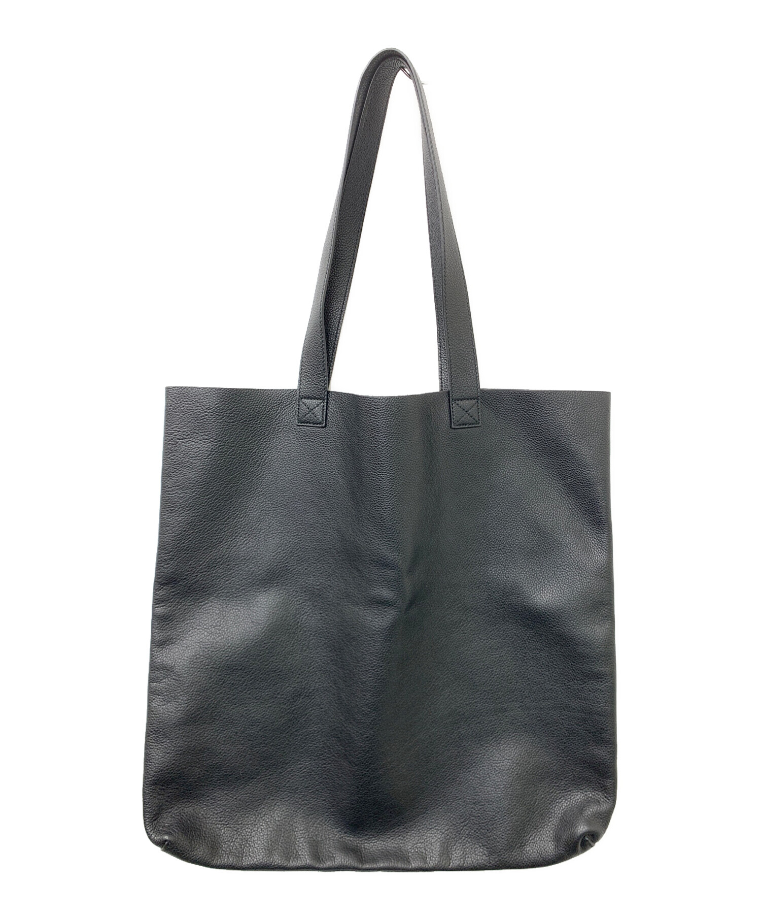 中古・古着通販】GUCCI (グッチ) ロゴプリント レザートートバッグ