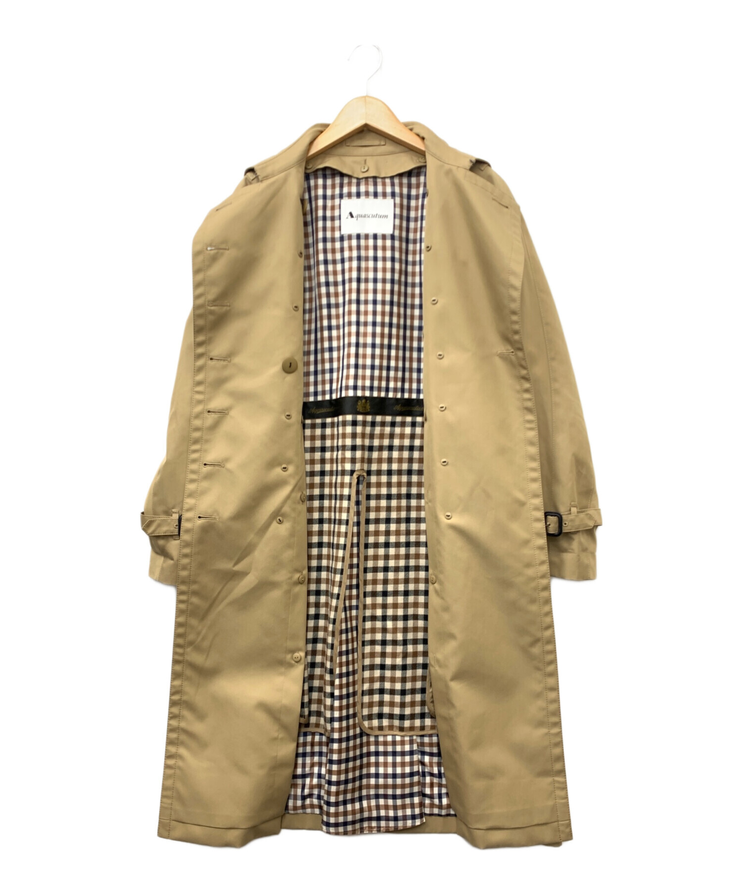 中古・古着通販】Aquascutum (アクアスキュータム) BASIC TRENCH COAT