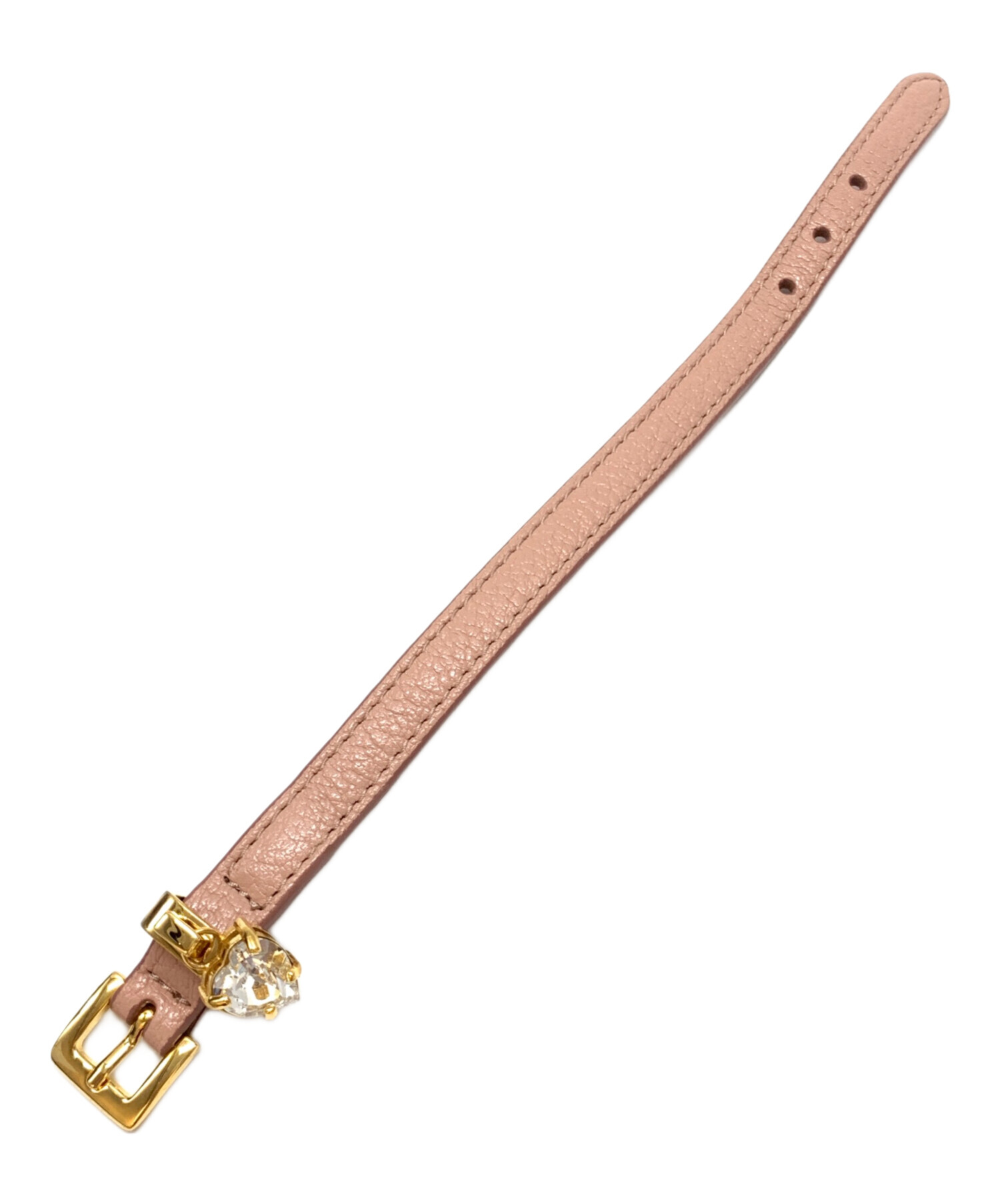 中古・古着通販】MIU MIU (ミュウミュウ) クリスタルチャーム 
