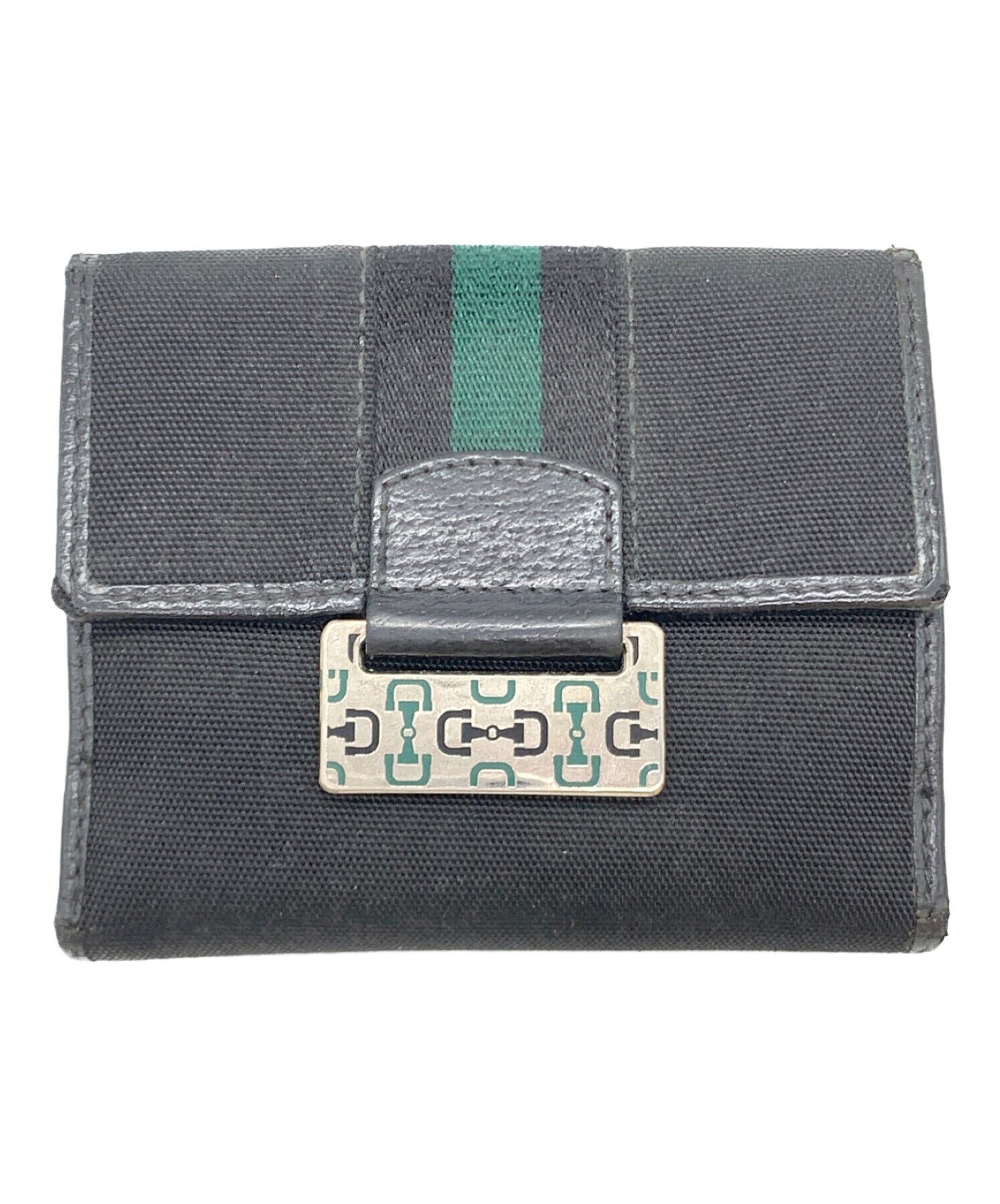 中古・古着通販】GUCCI (グッチ) GGキャンバス 2つ折り財布｜ブランド